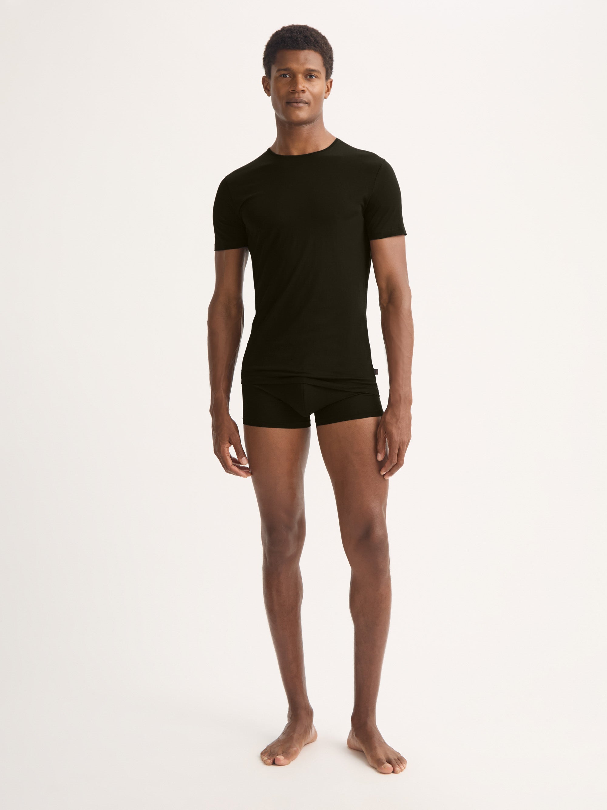 Men's Underwear T-Shirt Jack Pima Cotton Stretch Black