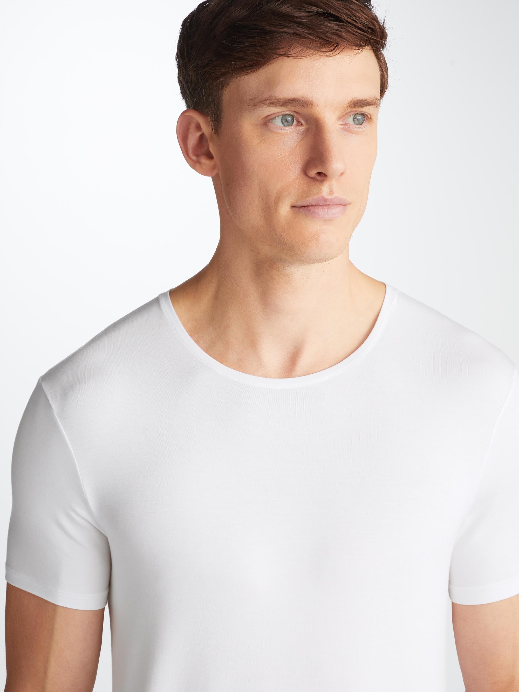 Men's Underwear T-Shirt Alex Micro Modal Stretch White