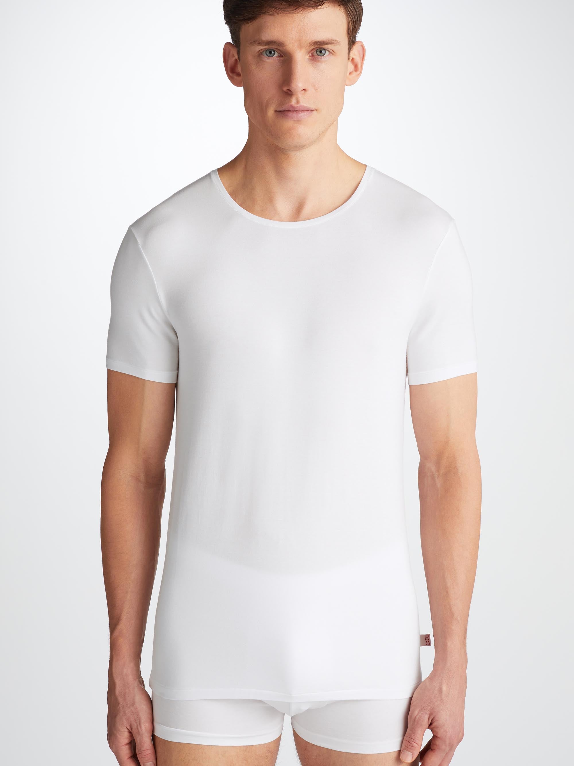 Men's Underwear T-Shirt Alex Micro Modal Stretch White