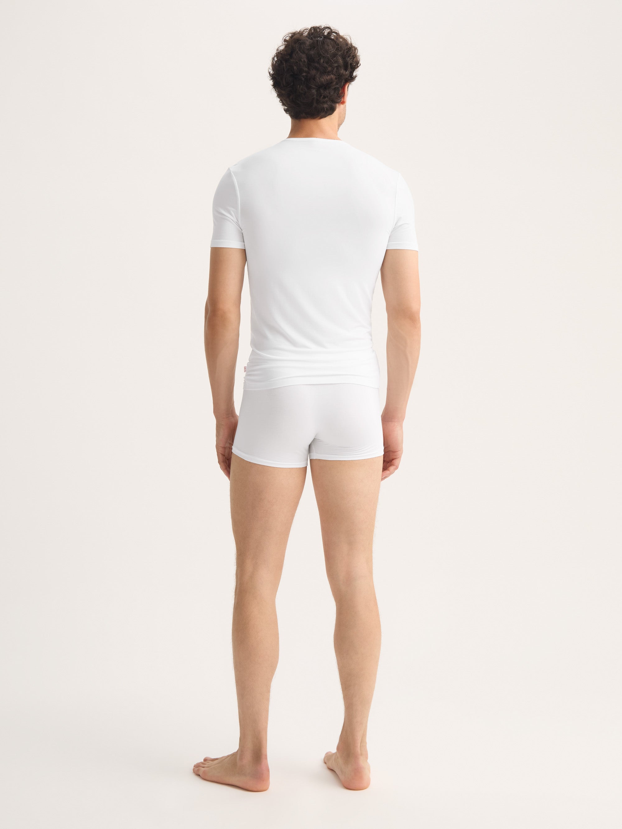 Men's Underwear V-Neck T-Shirt Alex Micro Modal Stretch White