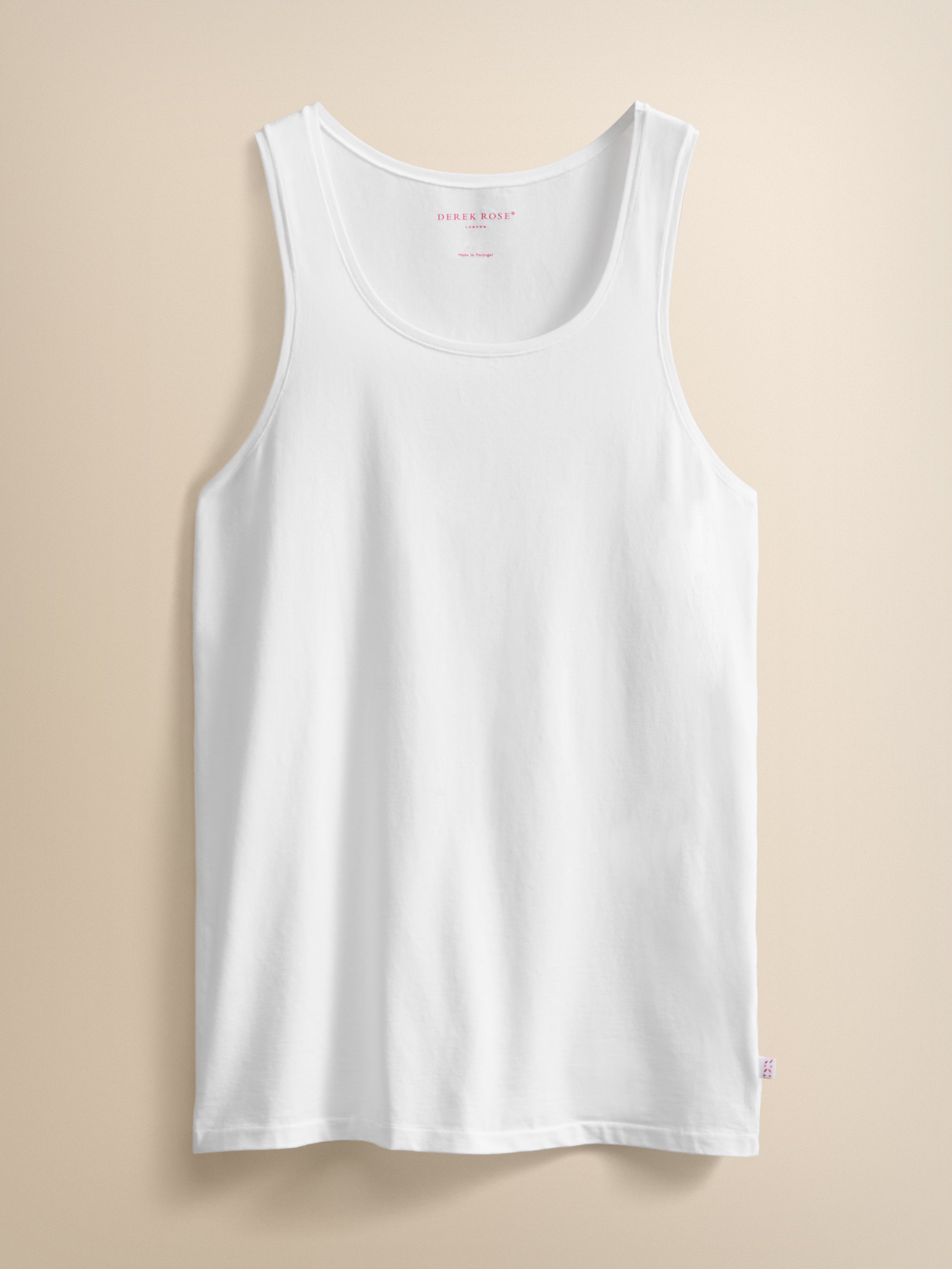 Jack Pima Cotton Tank White