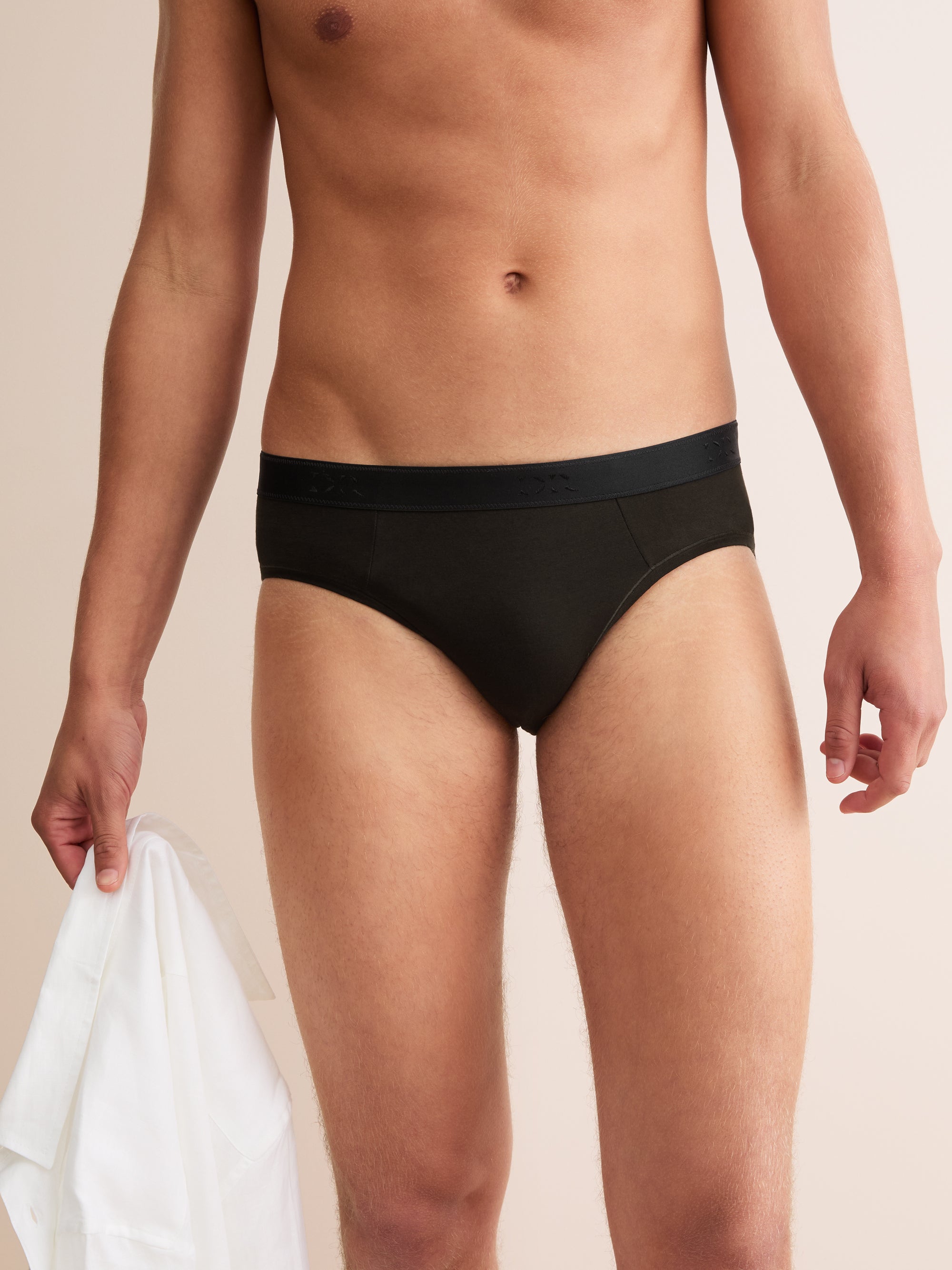 Men's Briefs Jack Pima Cotton Stretch Black