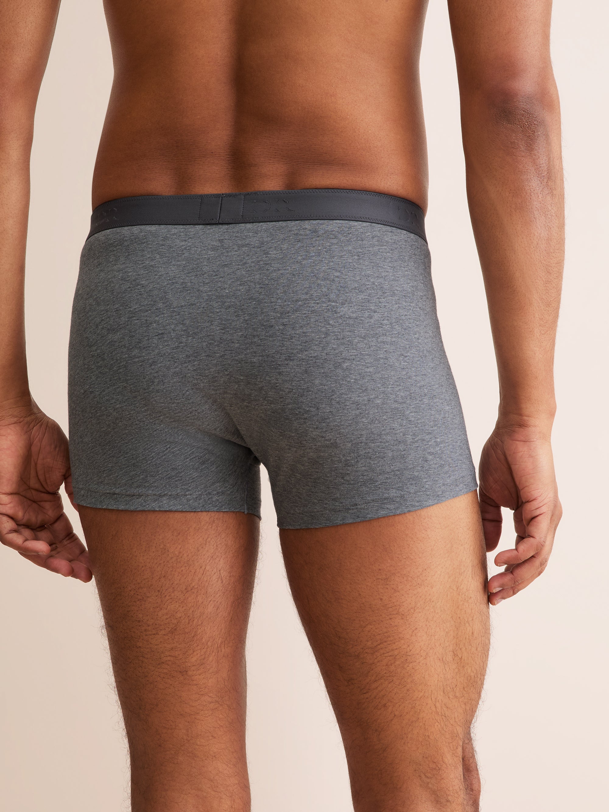 Men's Boxer Briefs Jack Pima Cotton Stretch Charcoal