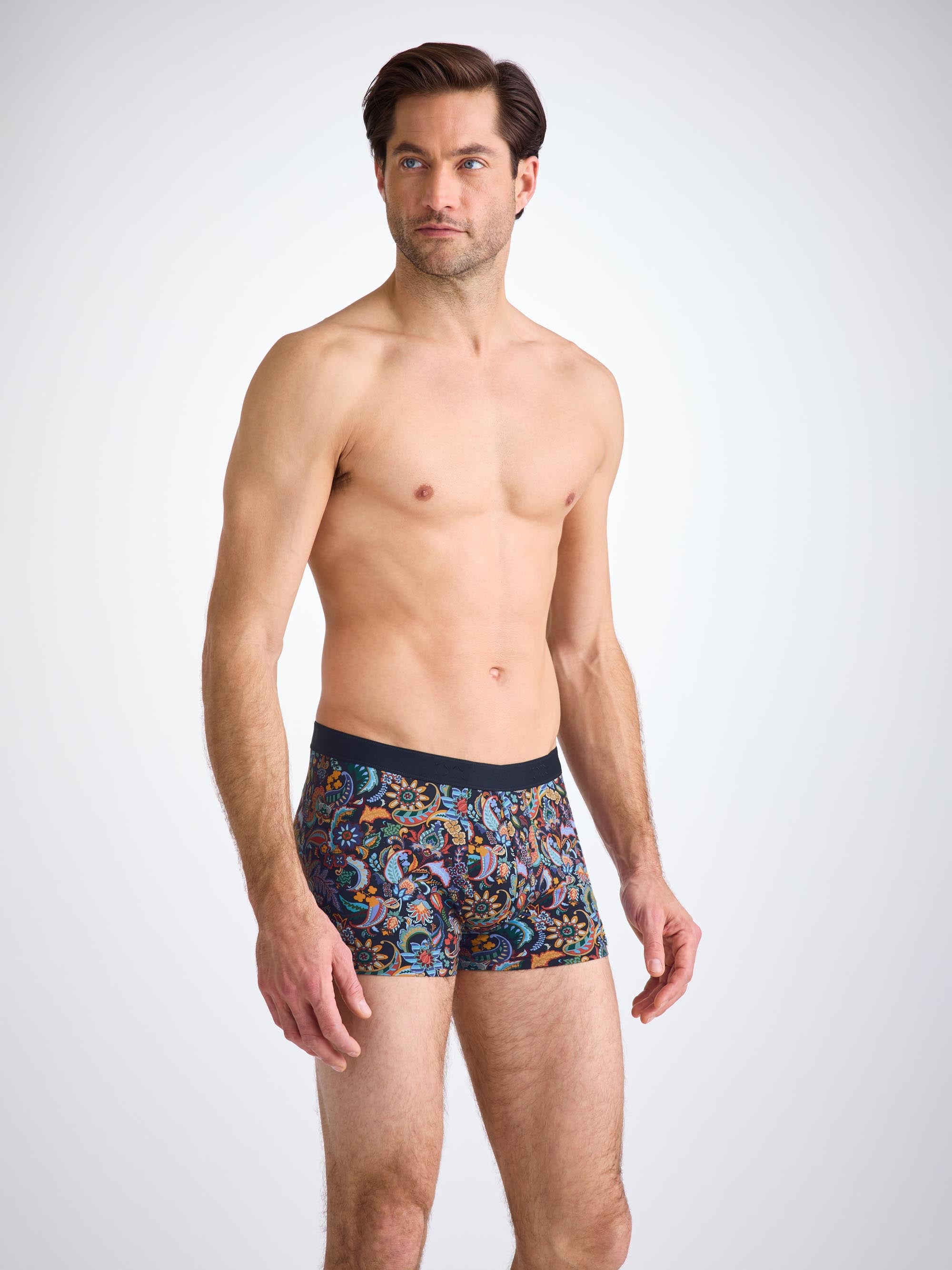 Men's Boxer Briefs Cotton Multi Jungle Paisley