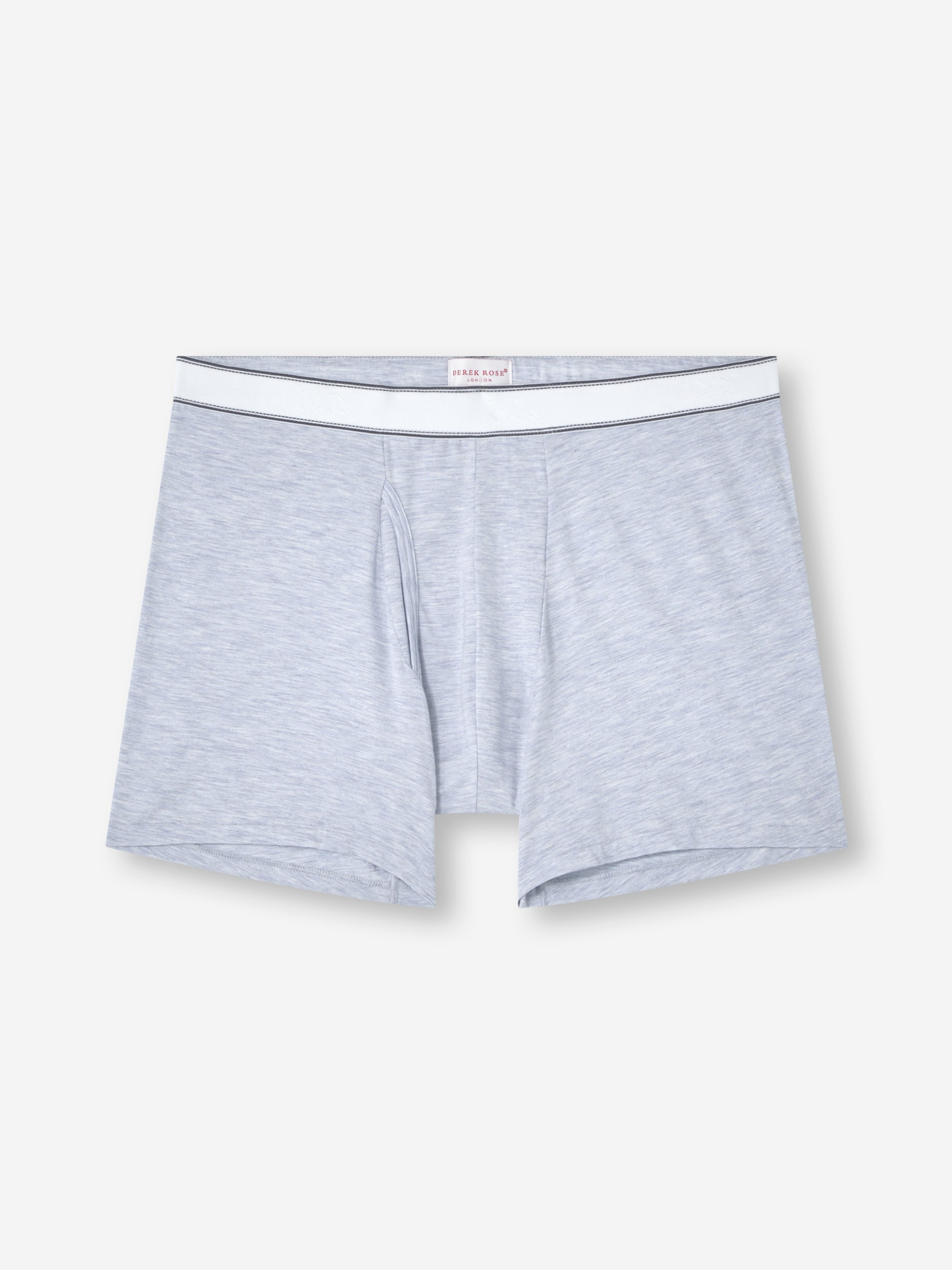 Men's Trunks Ethan Micro Modal Stretch Light Blue Marl