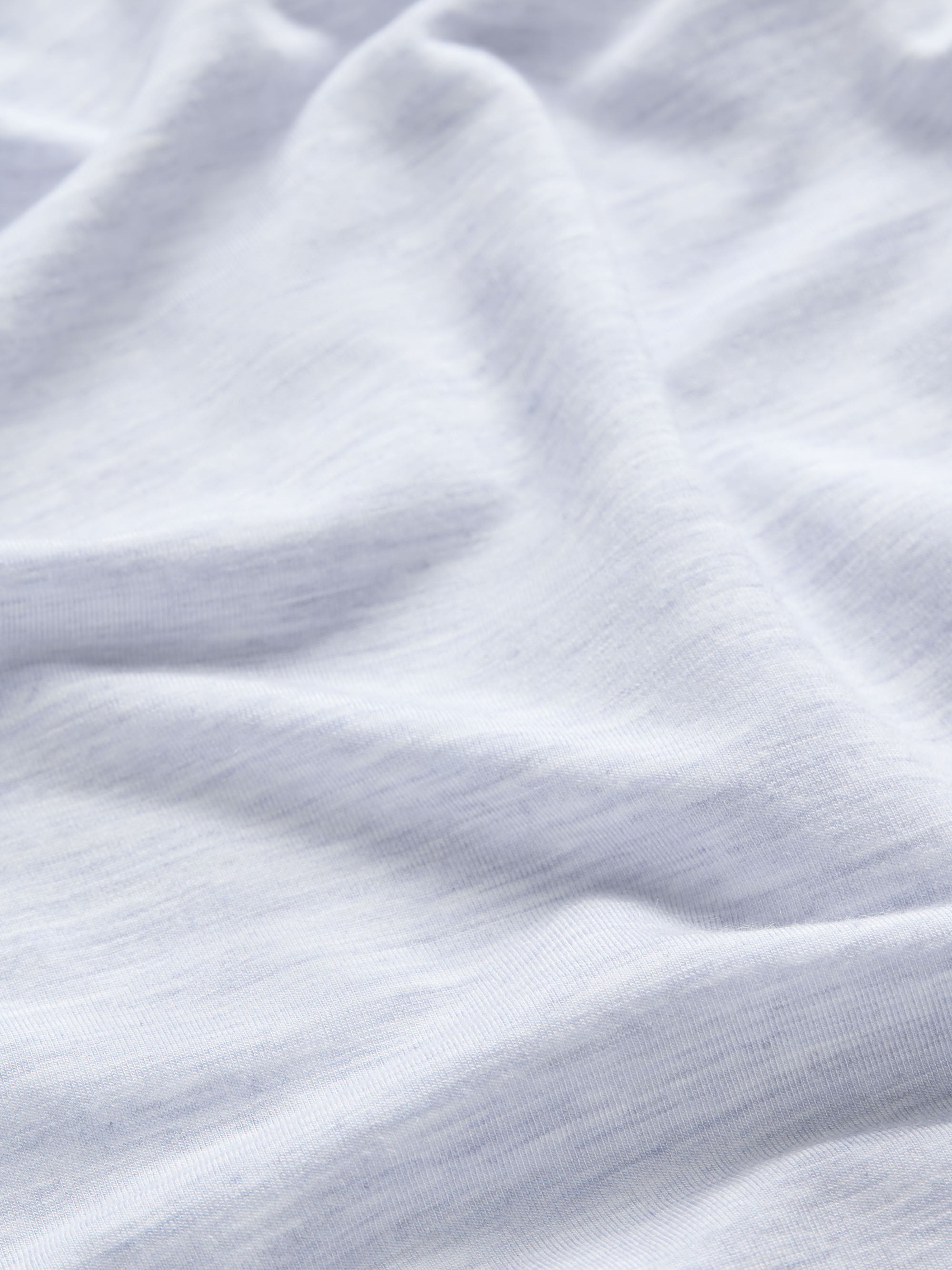 Men's T-Shirt Ethan Micro Modal Stretch Light Blue Marl