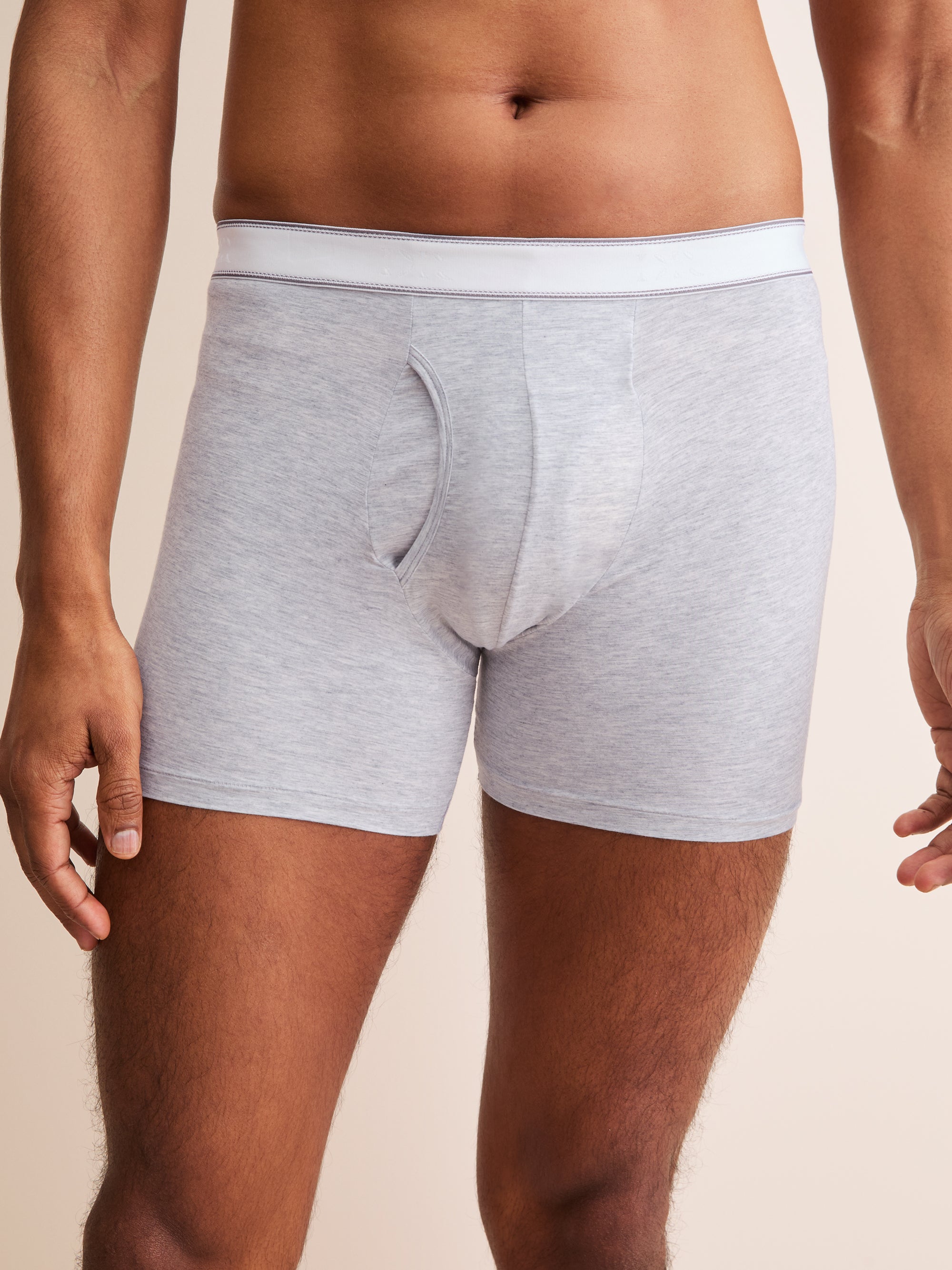 Men's Trunks Ethan Micro Modal Stretch Silver Marl