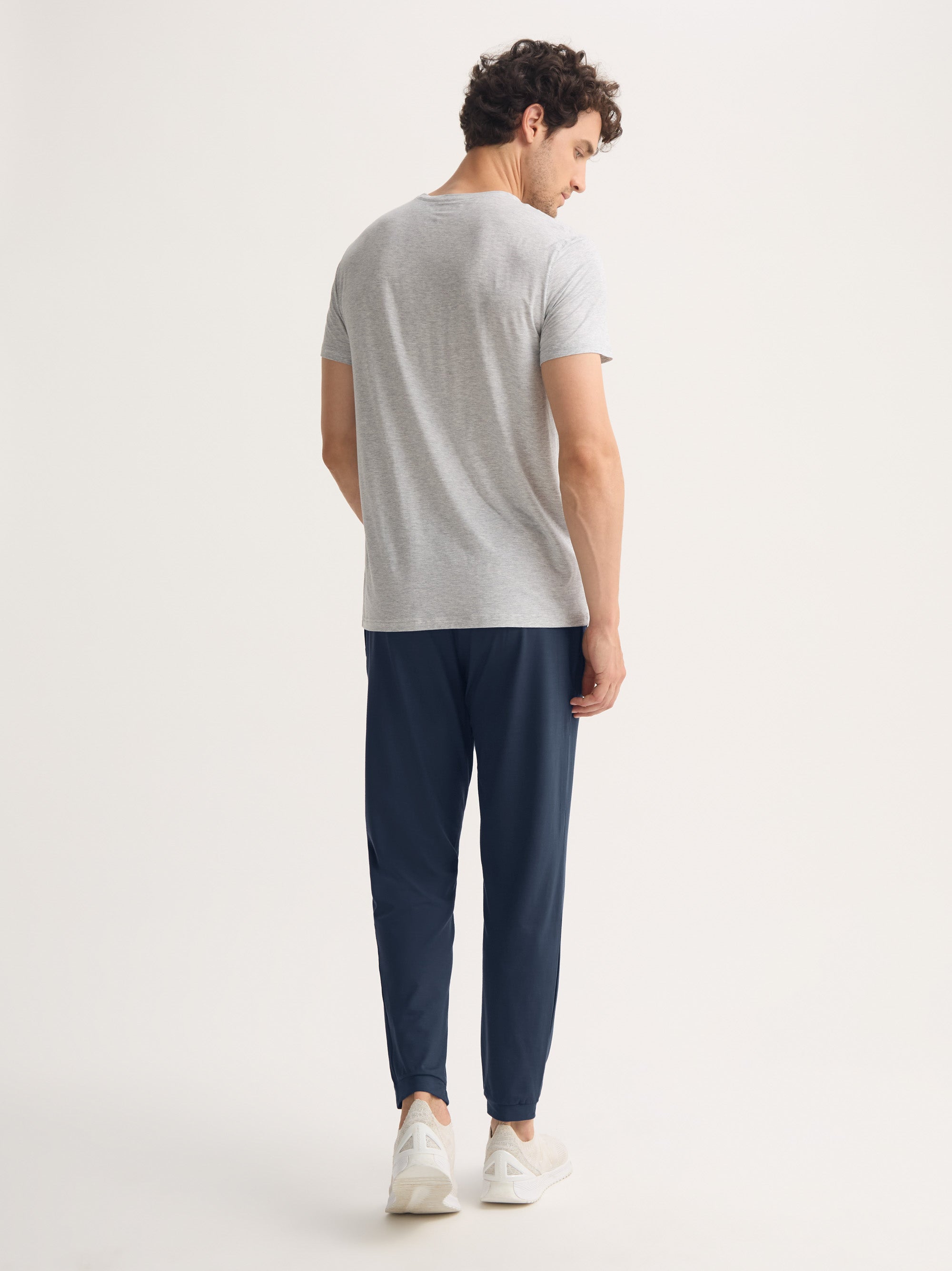 Men's Track Pants Basel Micro Modal Stretch Navy