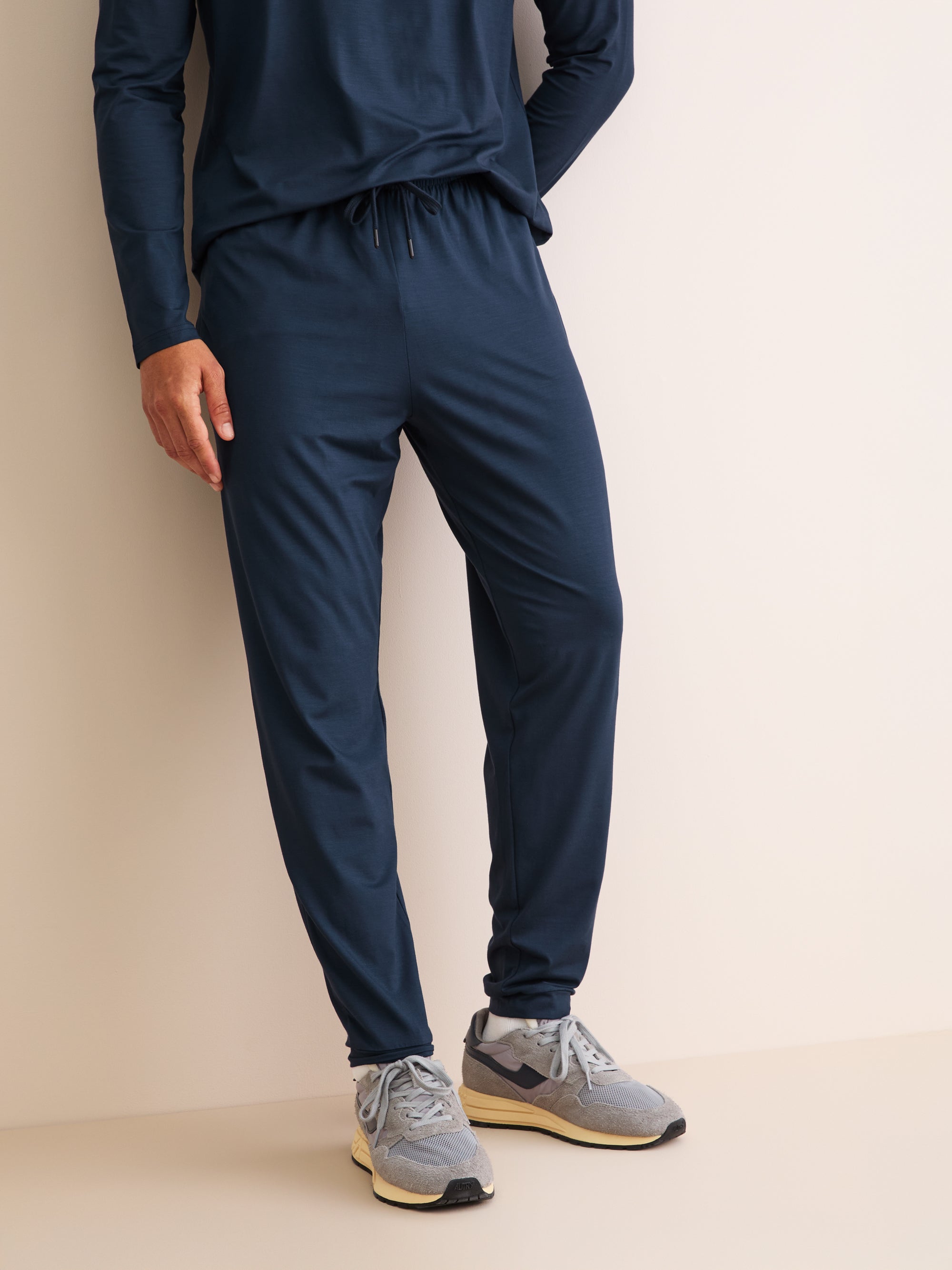 Men's Track Pants Basel Micro Modal Stretch Navy