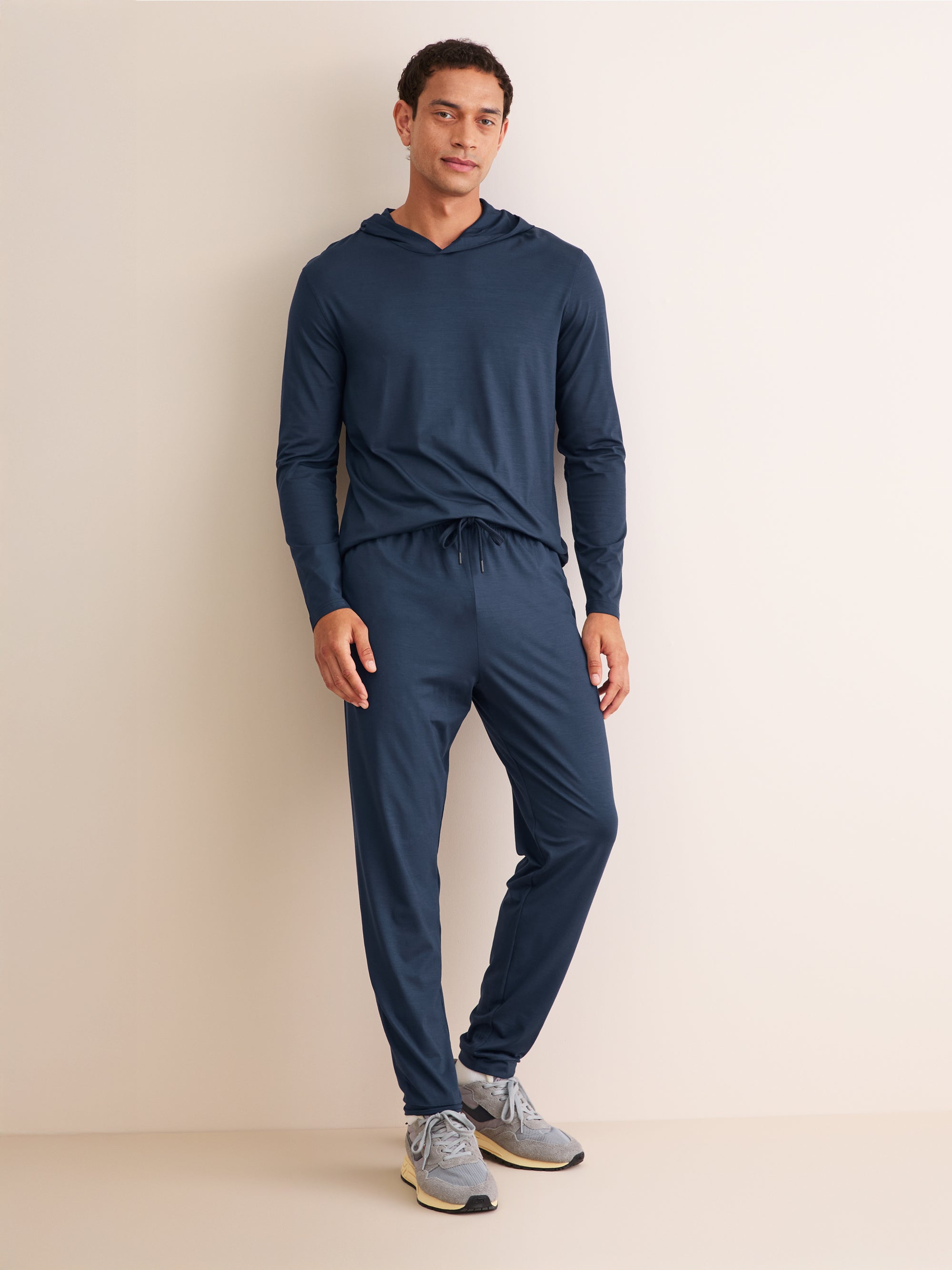 Men's Track Pants Basel Micro Modal Stretch Navy