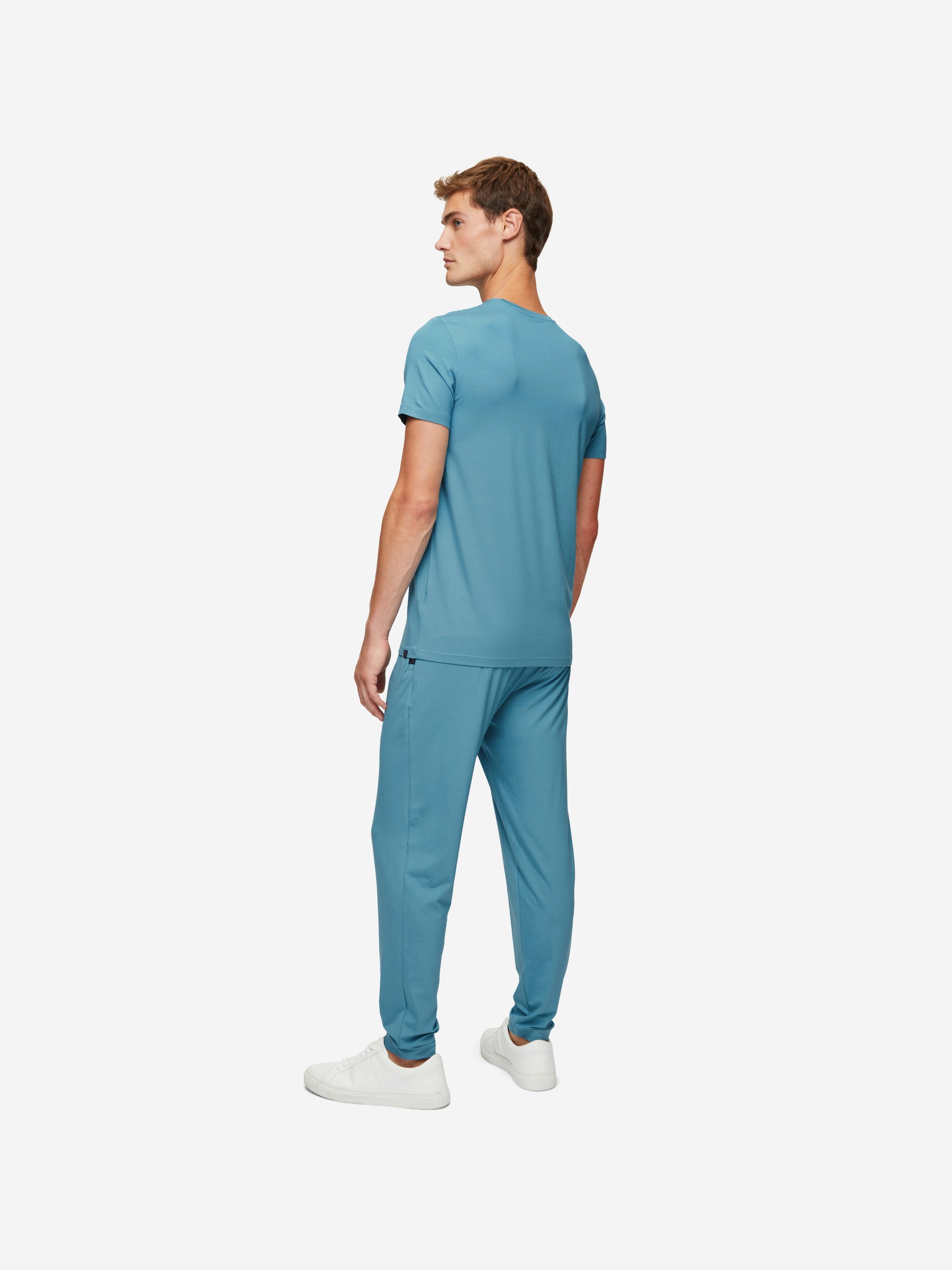 Men's Track Pants Basel Micro Modal Stretch Harbour Blue