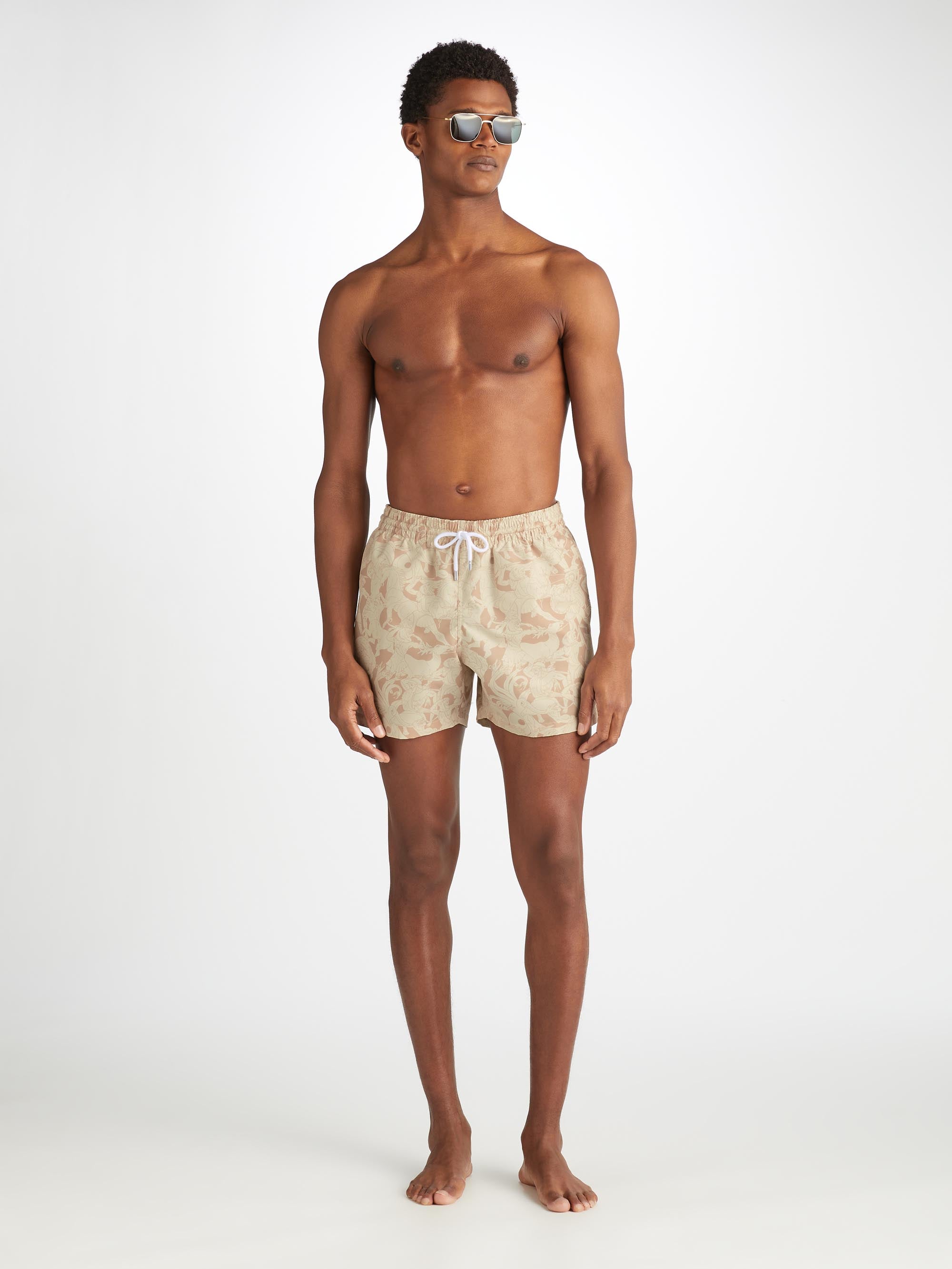 Men's Short Swim Shorts Maui 64 Sand