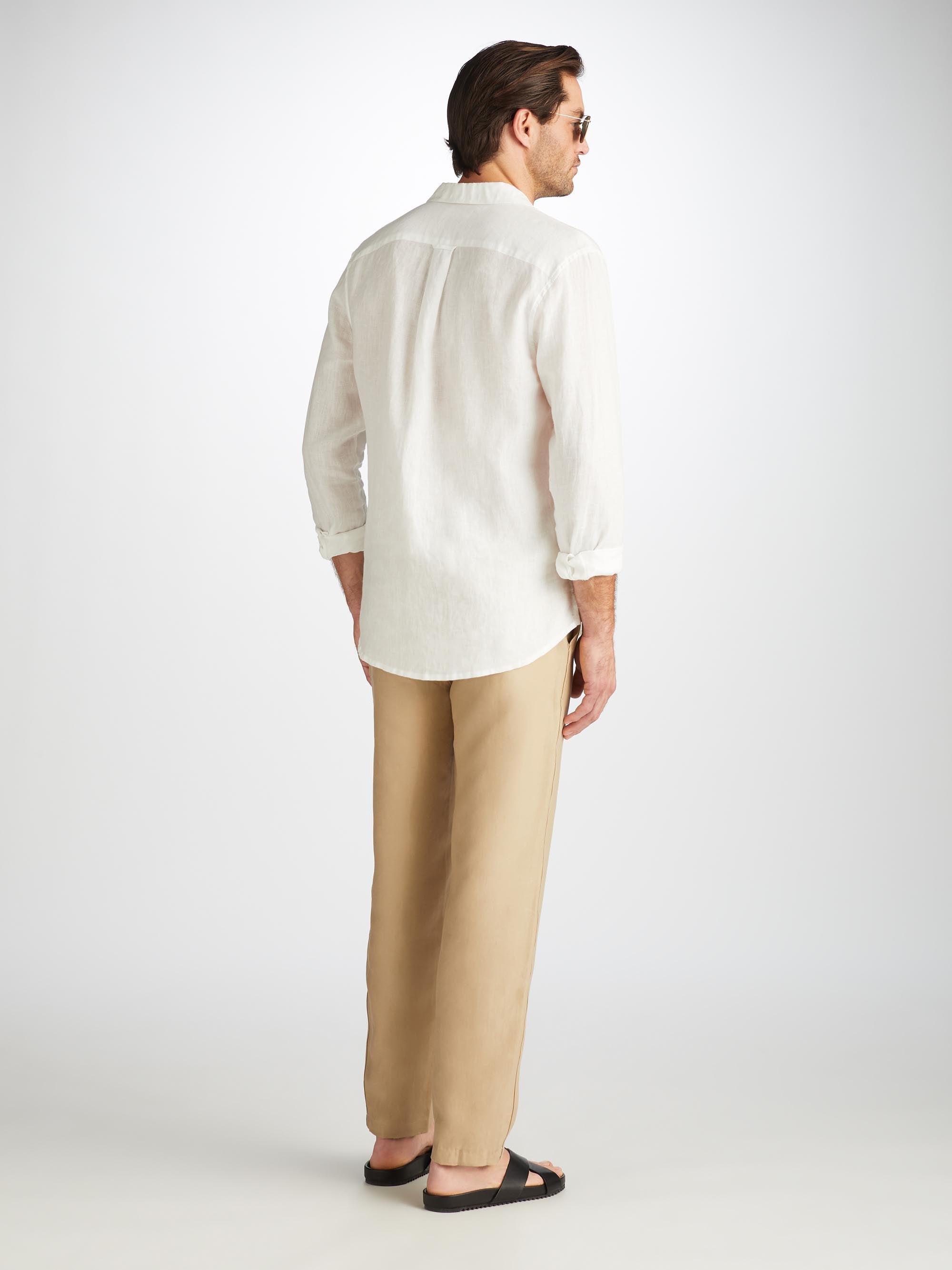 Men's Trousers Sydney Linen Sand