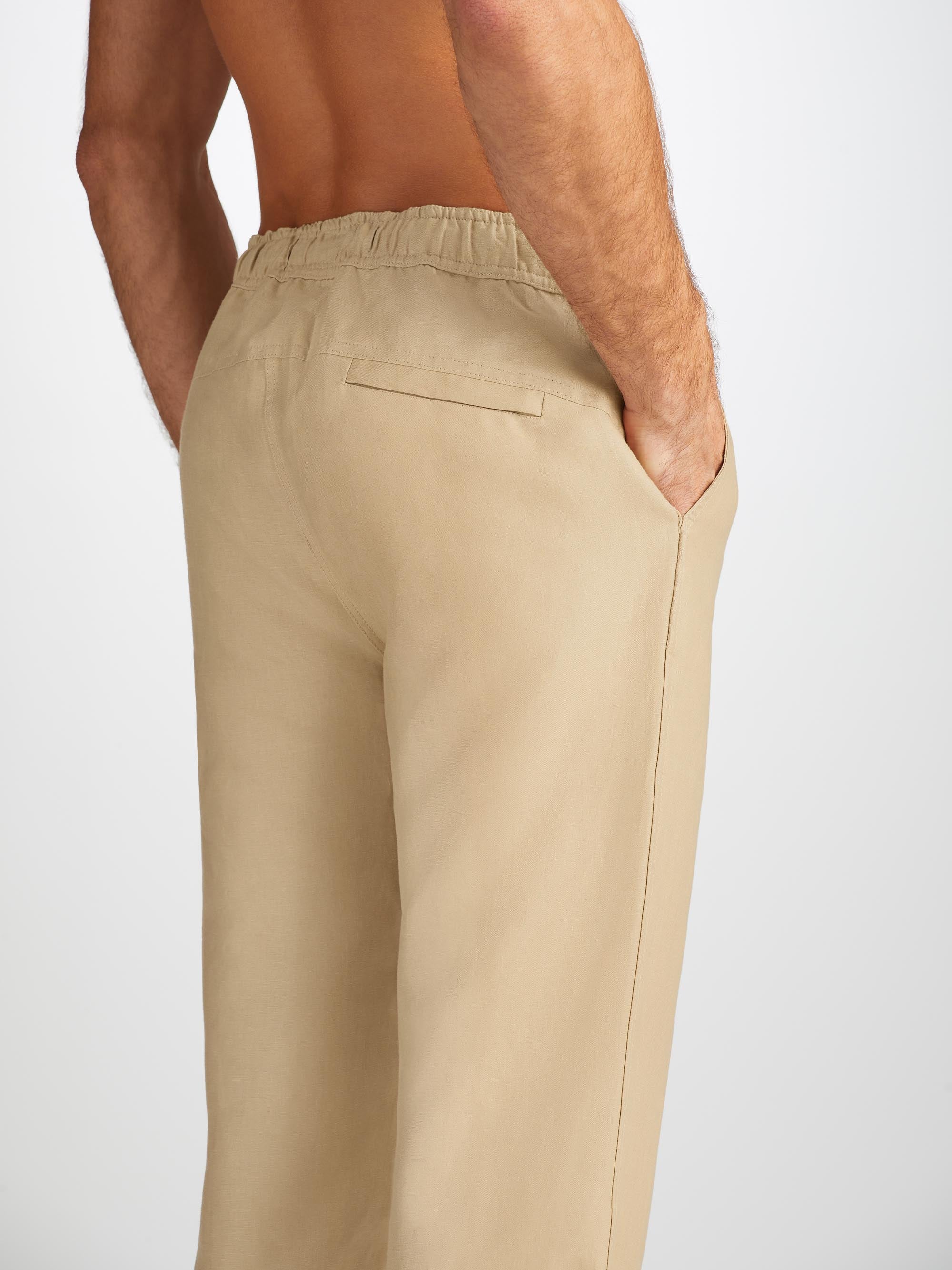 Men's Trousers Sydney Linen Sand