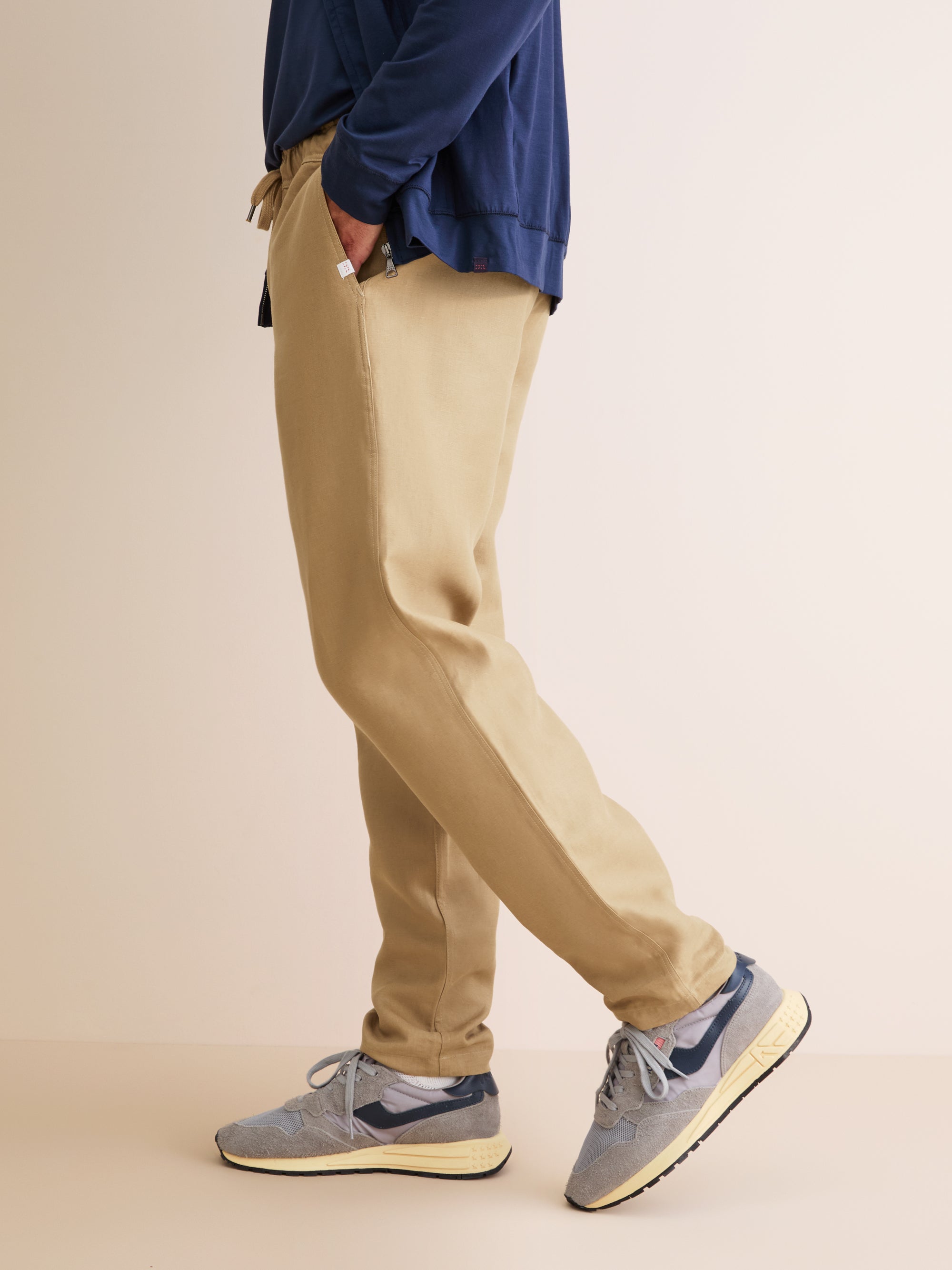 Men's Pants Sydney Linen Camel