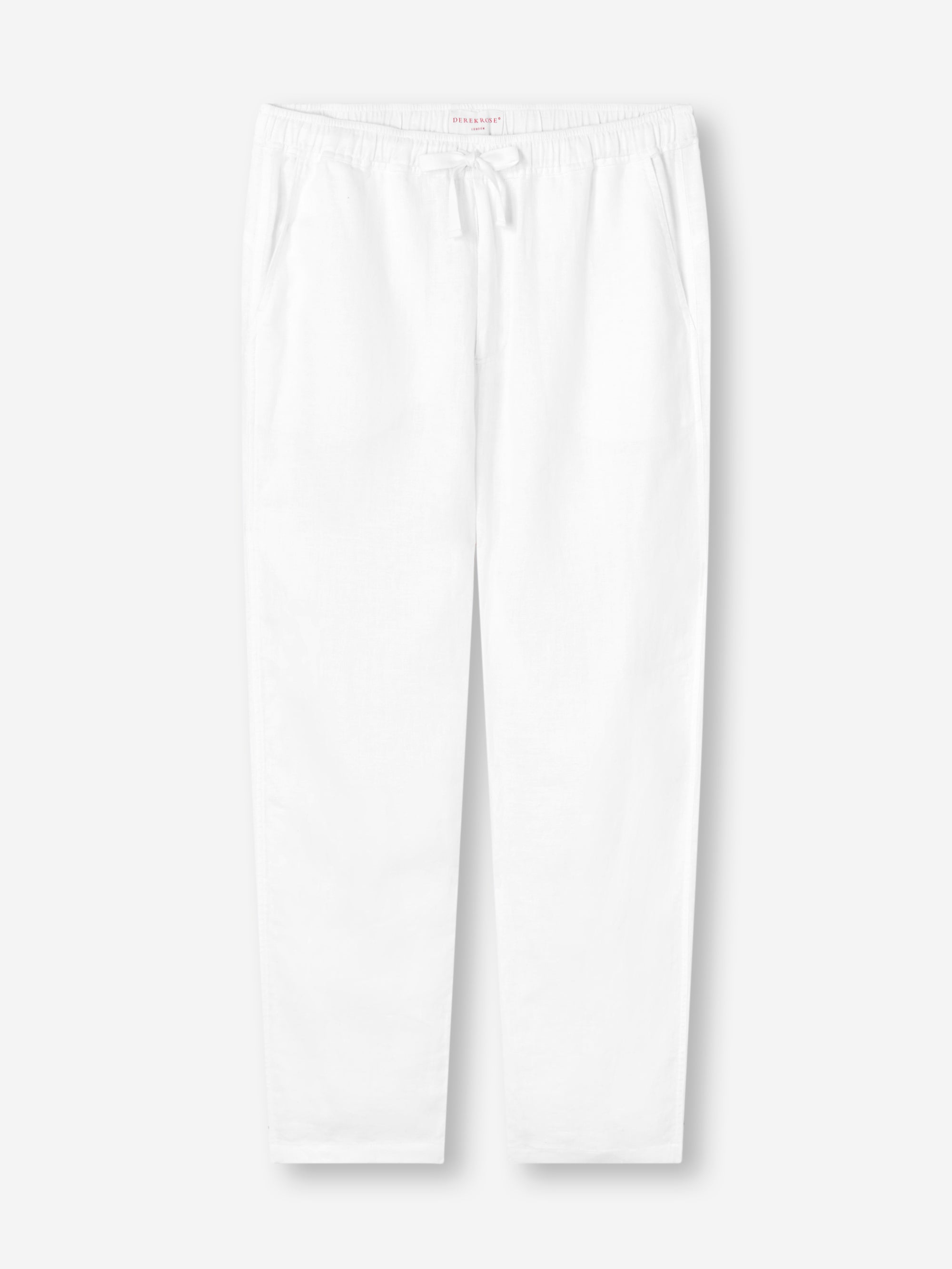 Men's Trousers Vienna Linen White
