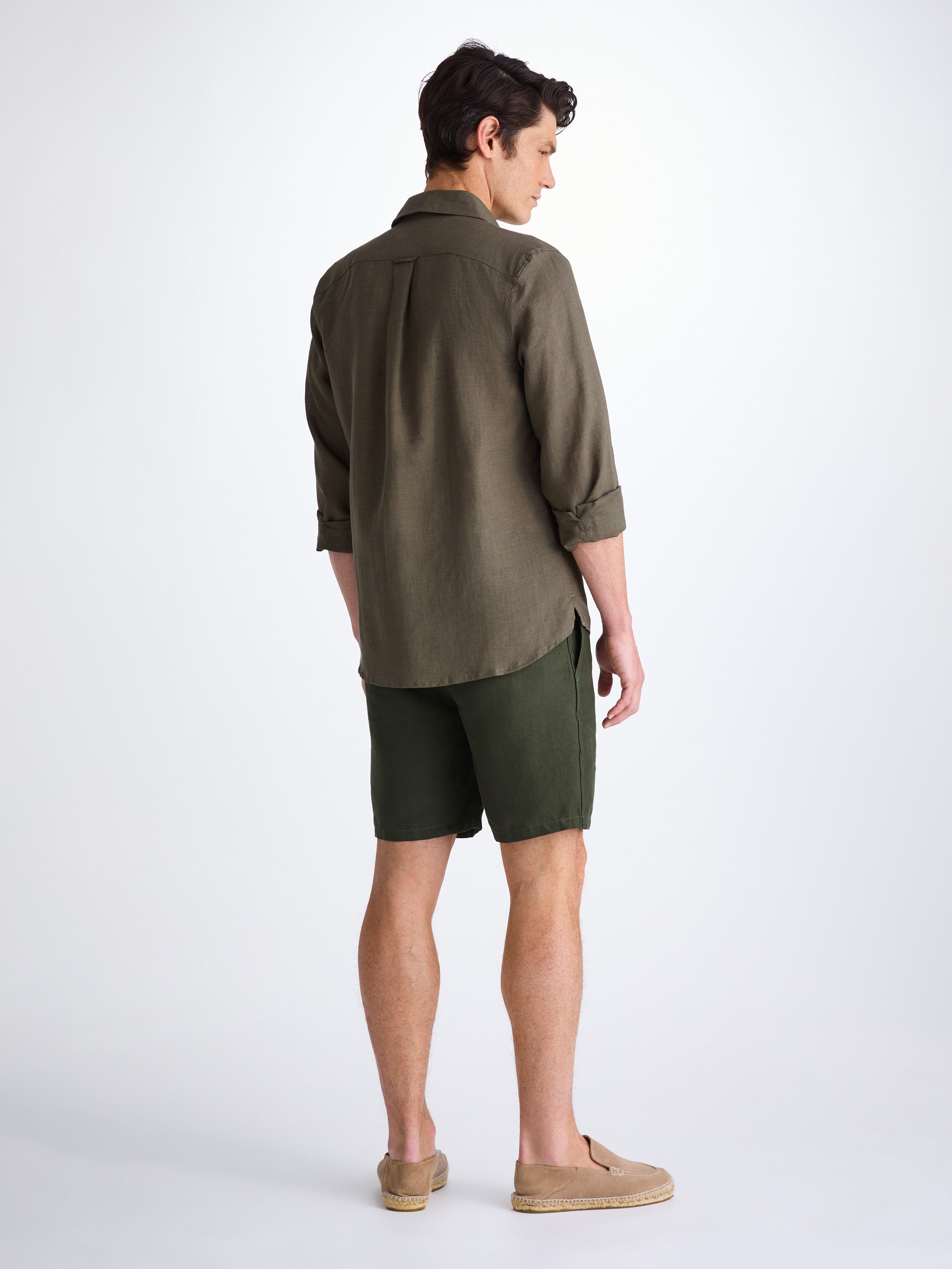 Men's Shorts Sydney Linen Khaki