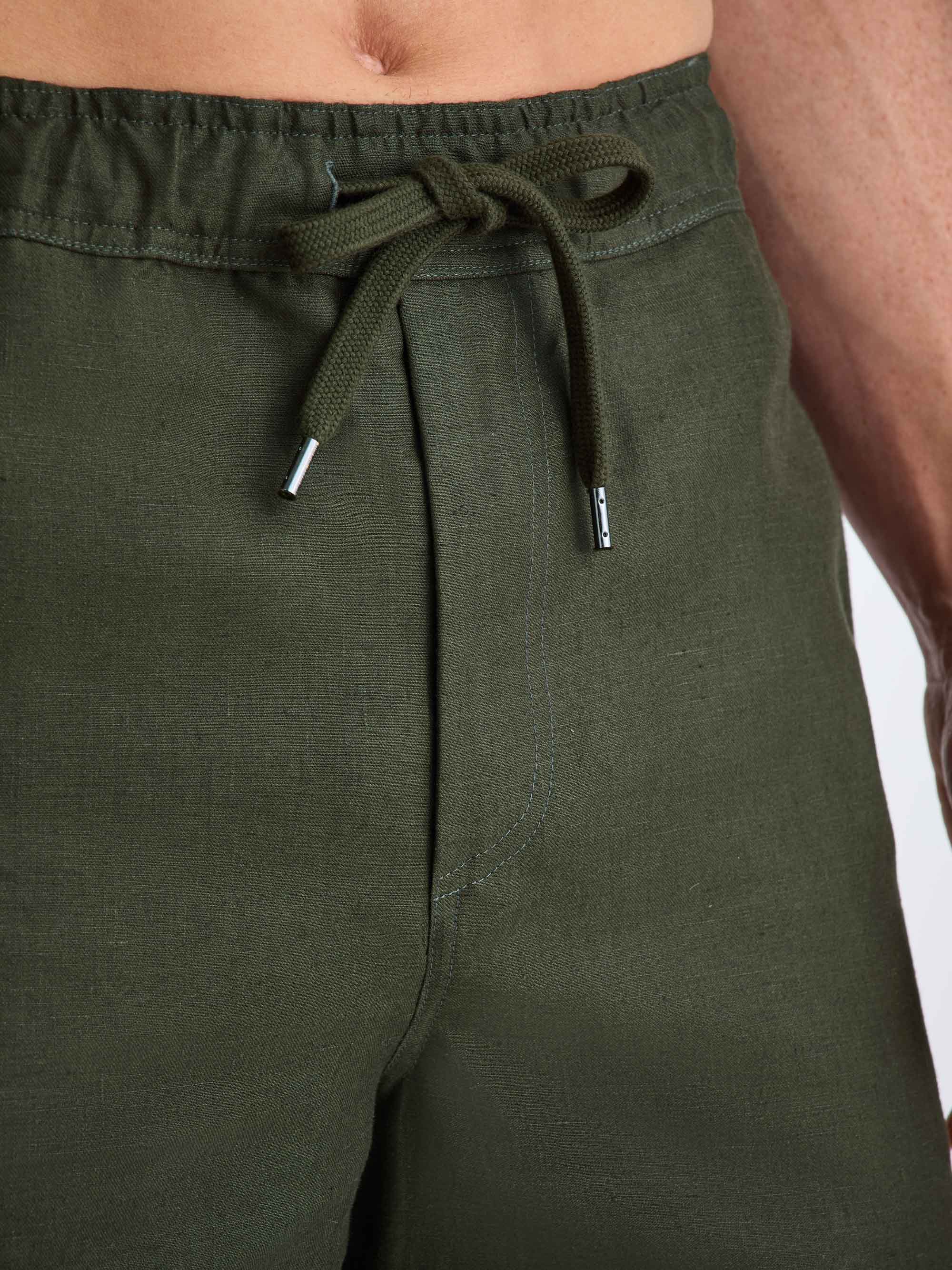 Men's Shorts Sydney Linen Khaki