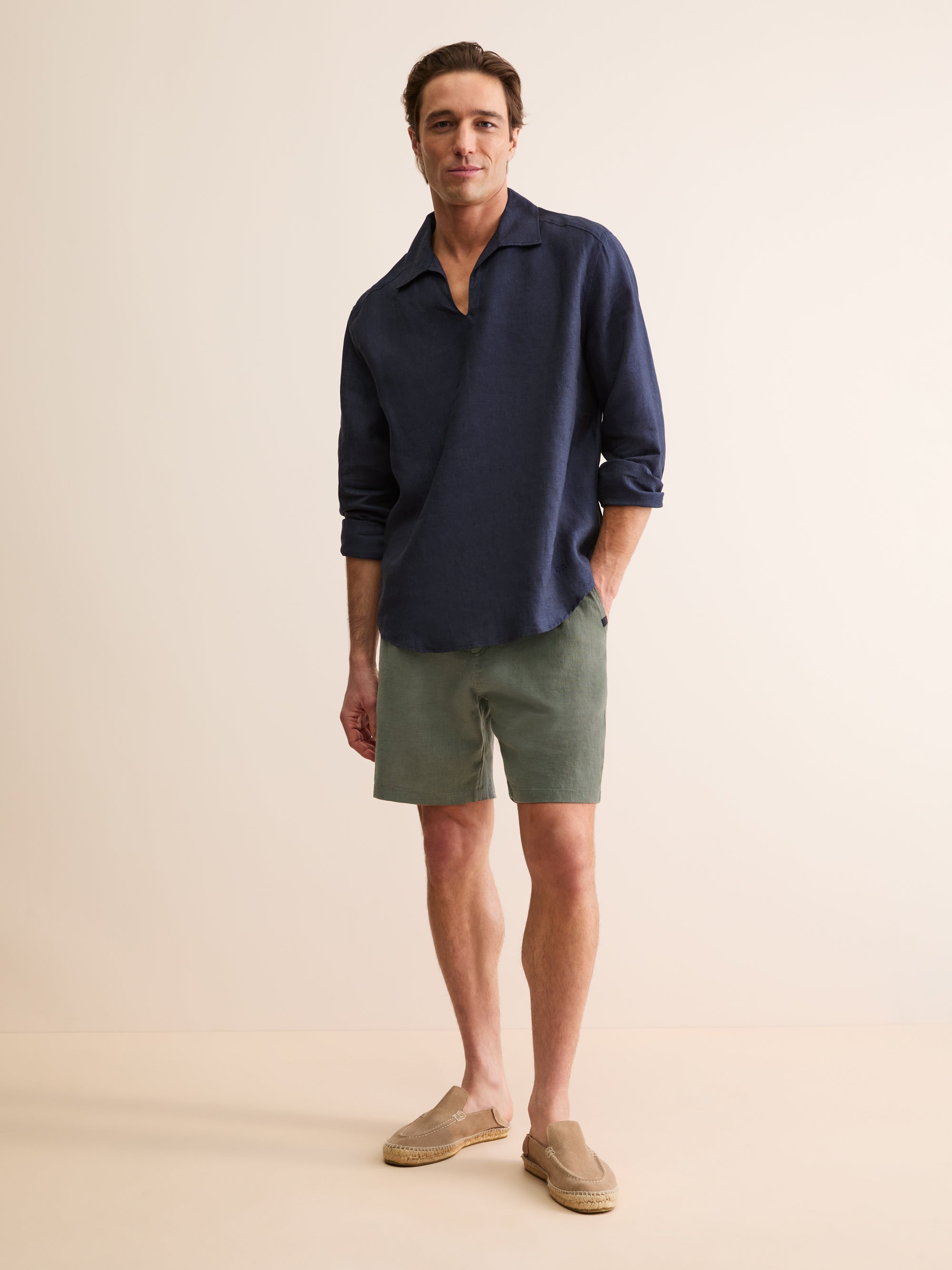 Men's Shorts Vienna Linen Khaki
