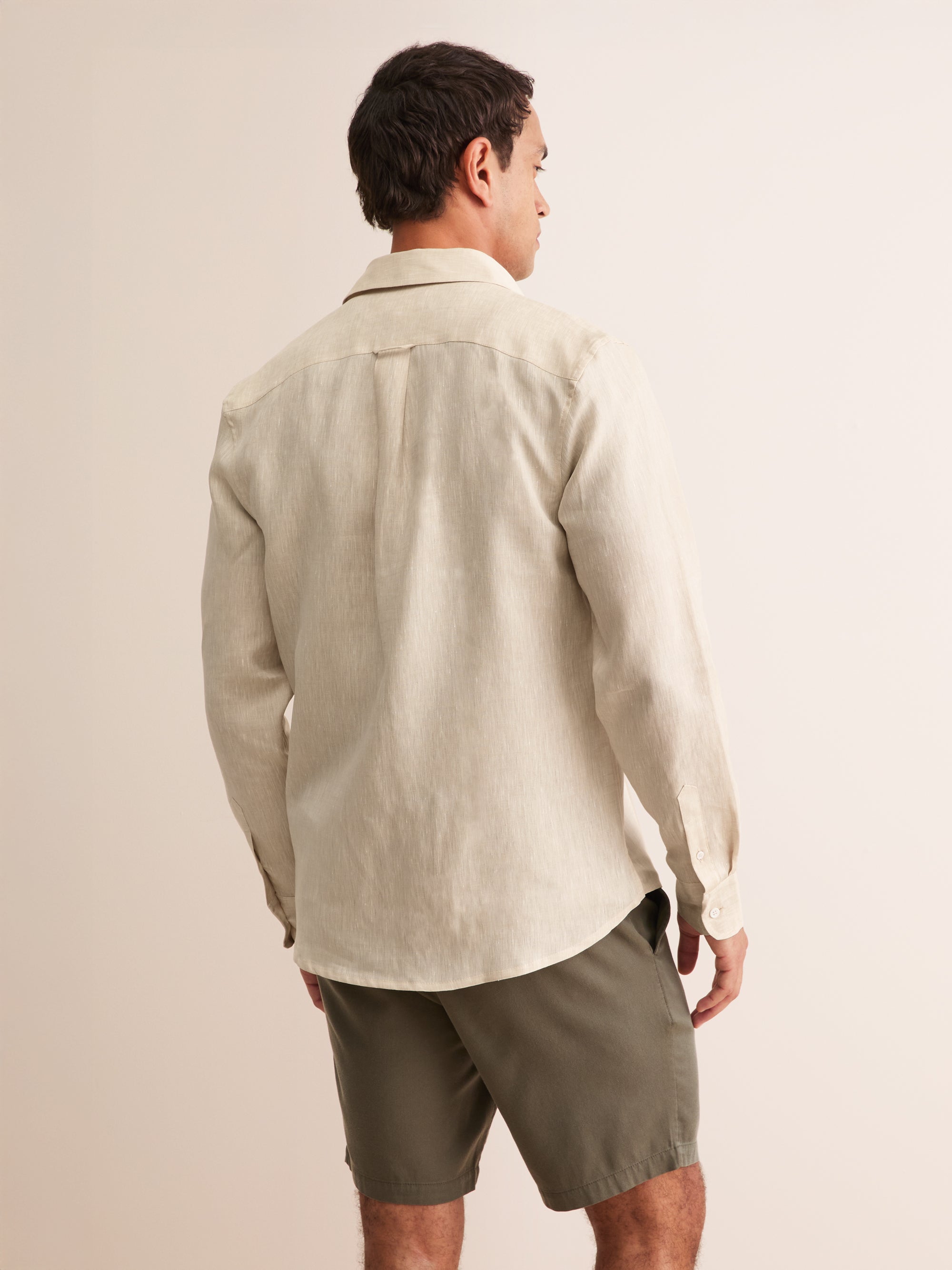 Men's Shirt Monaco Linen Sand