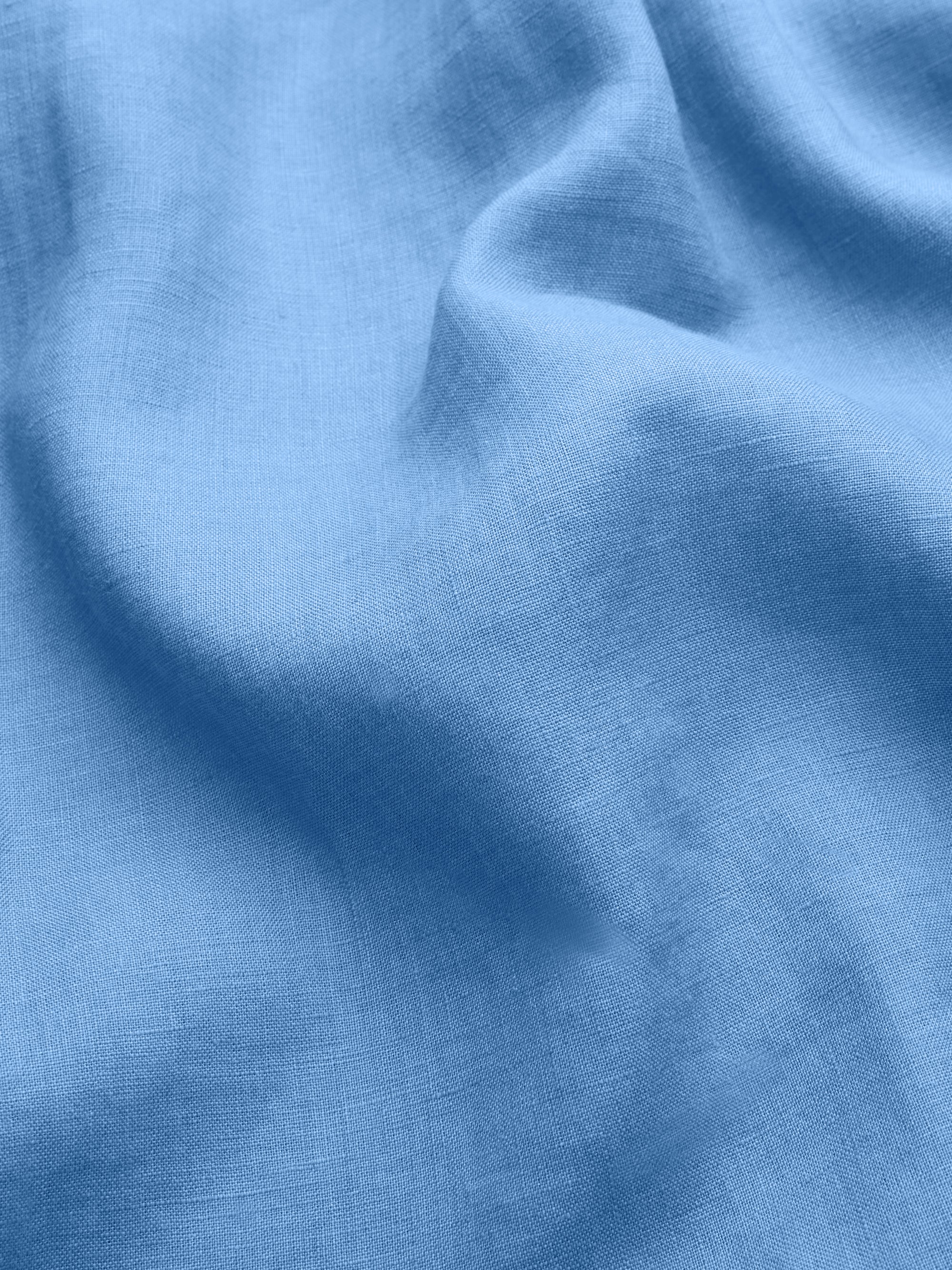 Men's Shirt Monaco Linen Santorini Blue