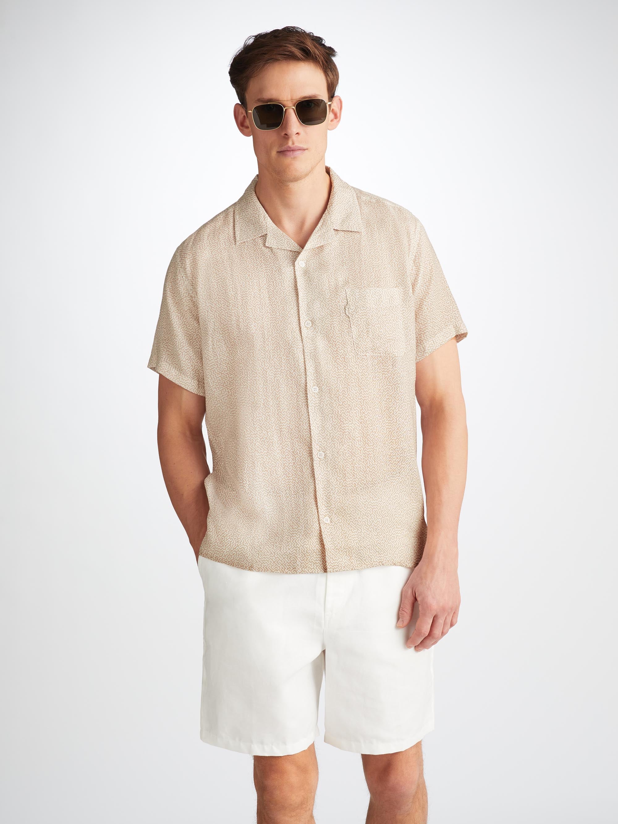 Men's Shirt Milan 24 Linen Sand