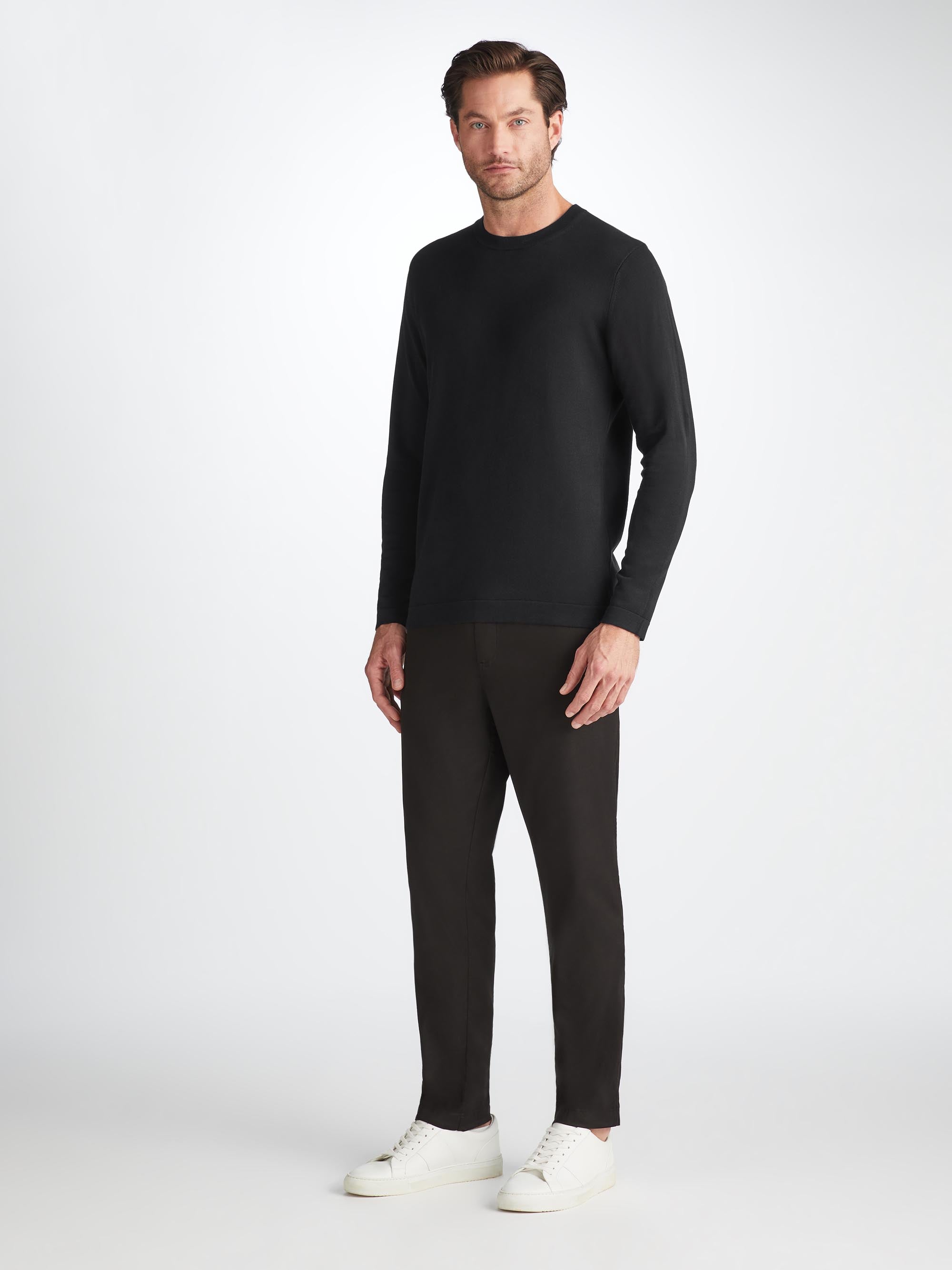Men's Sweater Jacob Sea Island Cotton Black