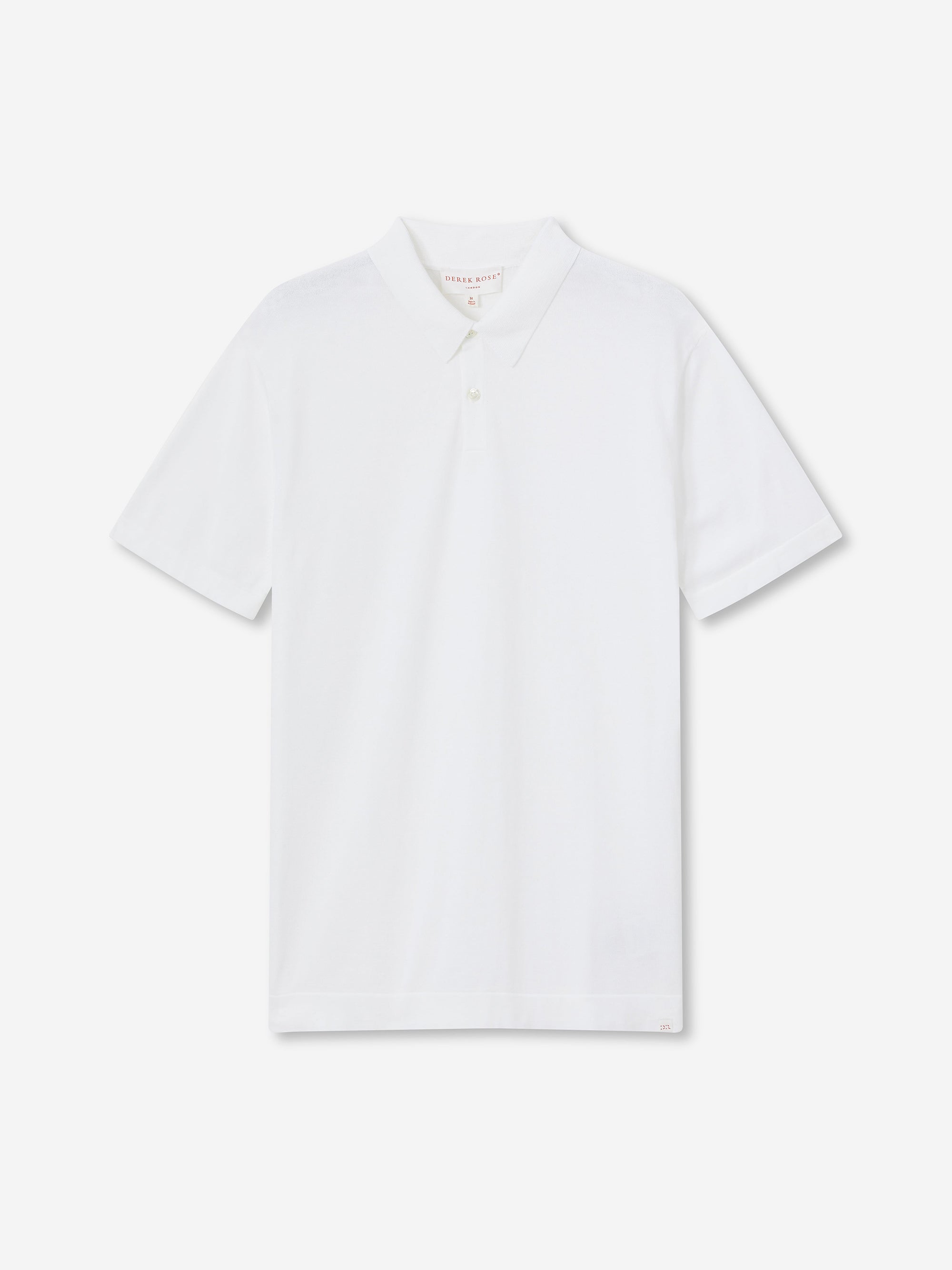Men's Polo Shirt Jacob Sea Island Cotton White
