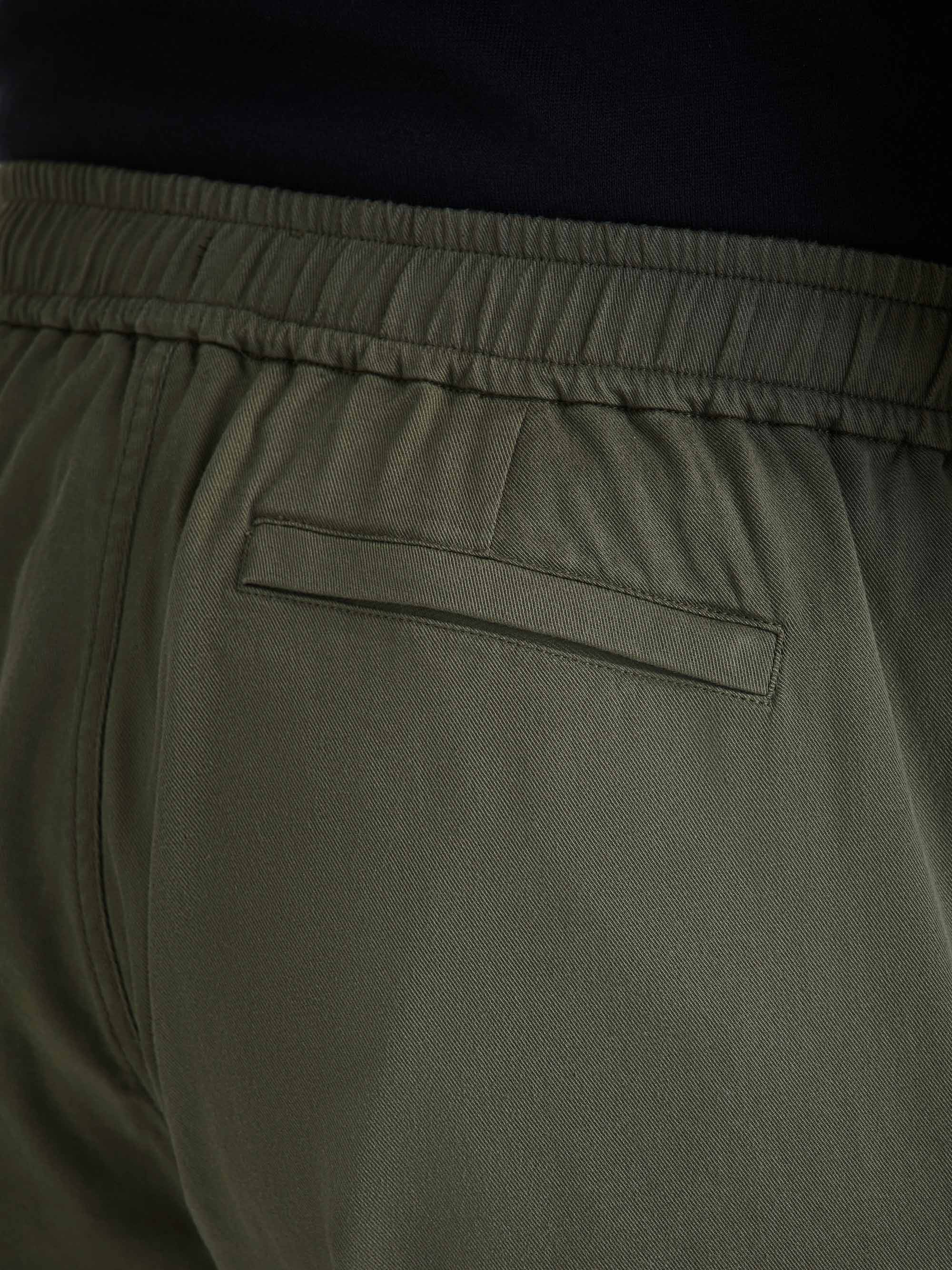 Men's Trousers Harris Lyocell Cotton Khaki