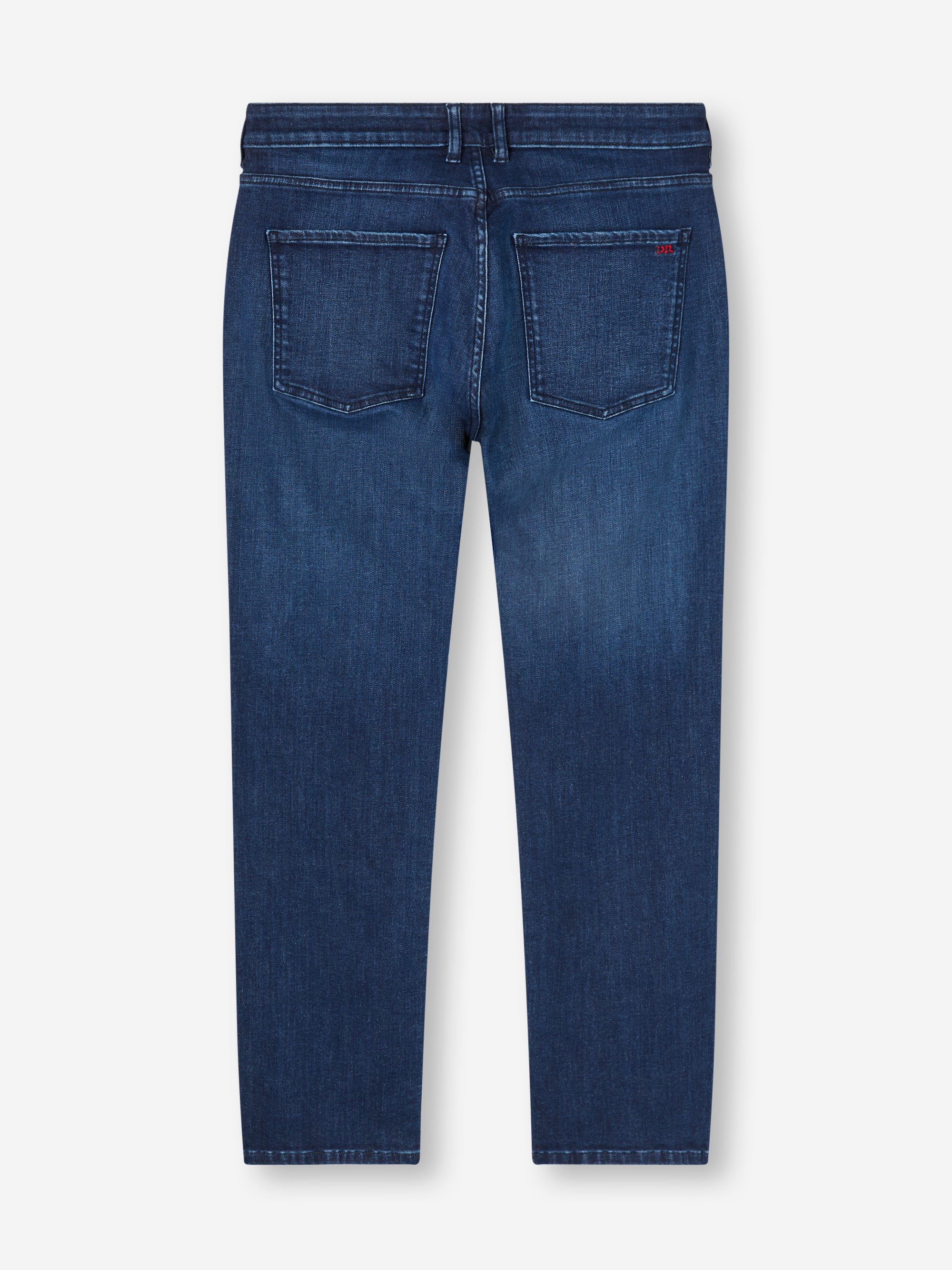 Men's Denim Jeans Soft Wash Dark Blue