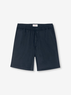 Men's Shorts Harris Lyocell Cotton Navy