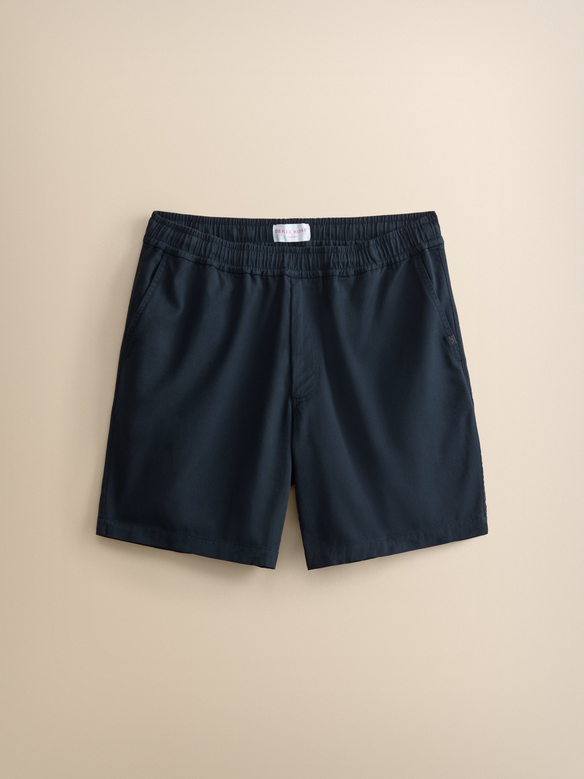 Harris Cotton Blend Shorts Navy Blue