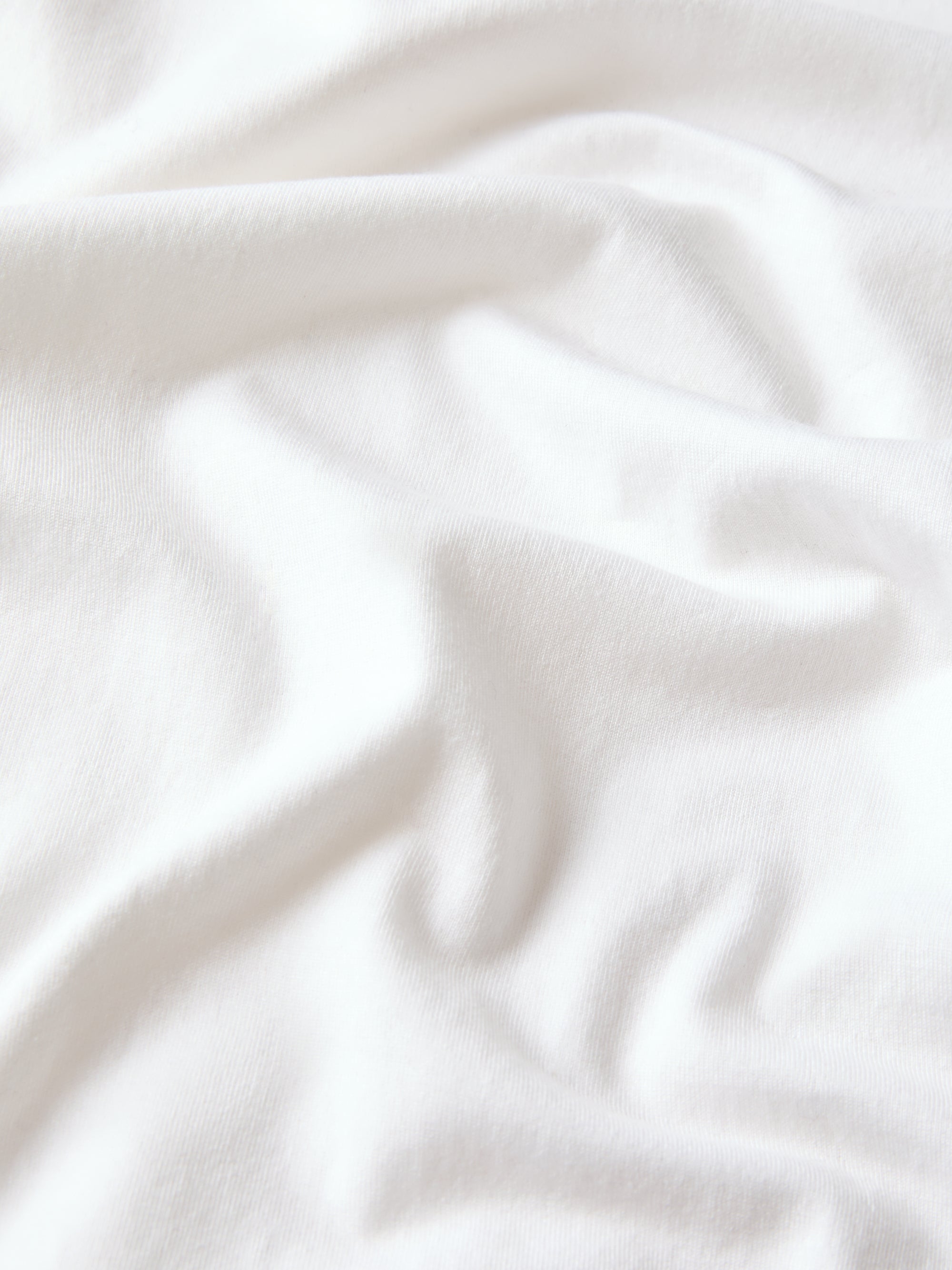 Barny Cotton Long Sleeve T-Shirt White