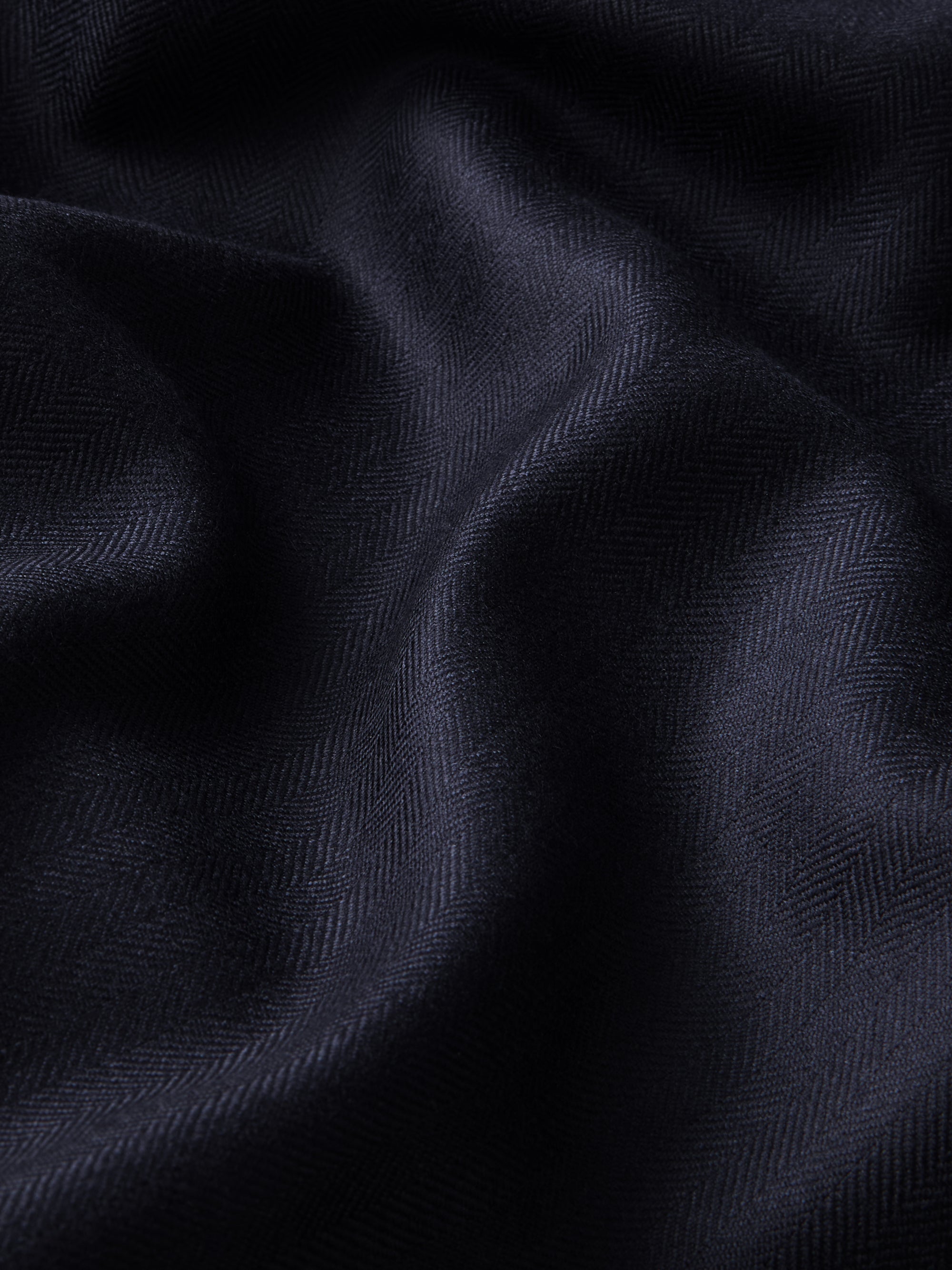 Duke Cashmere Dressing Gown Navy Blue