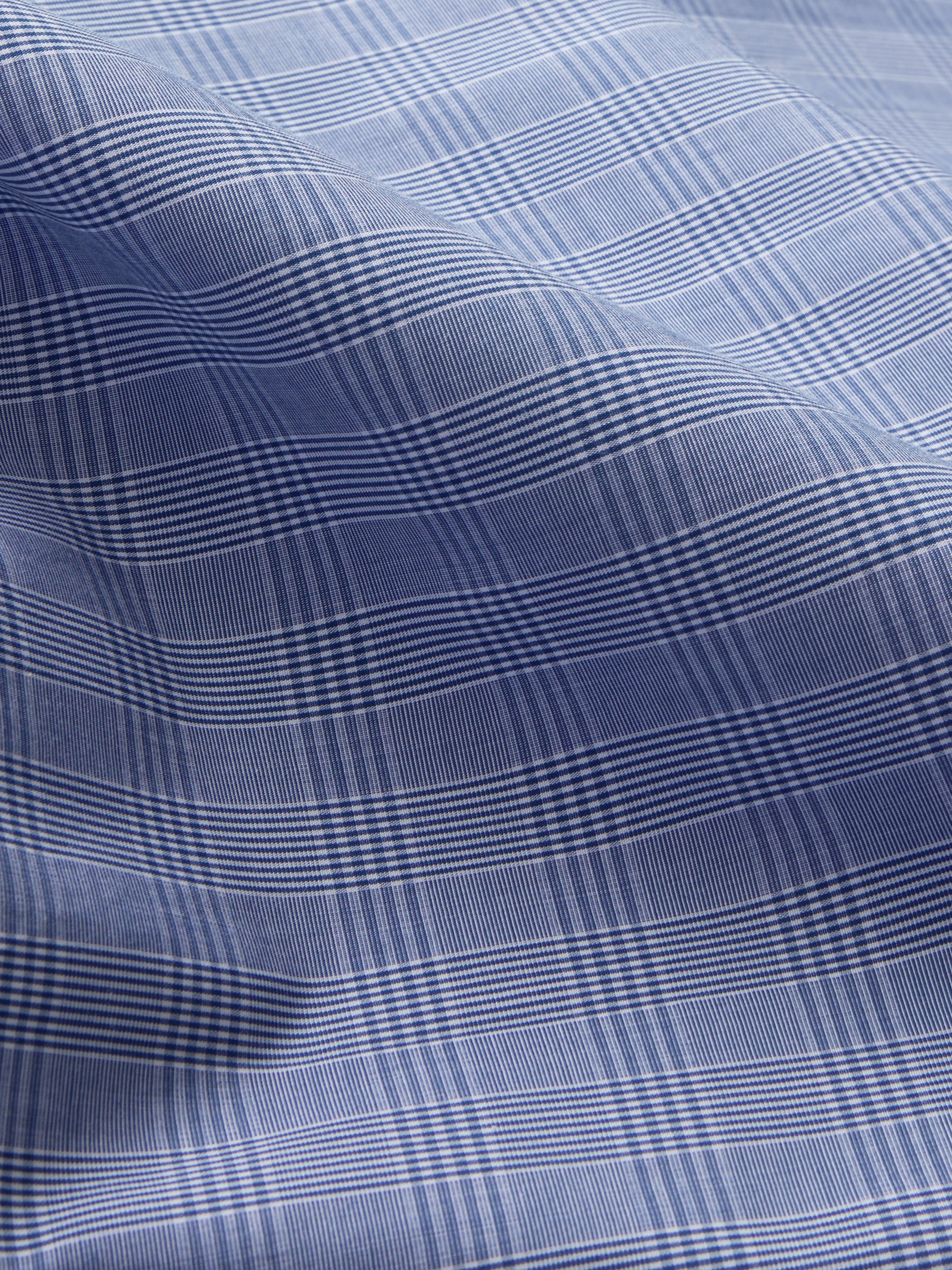 Felsted Cotton Classic Fit Boxers Mid Blue Check