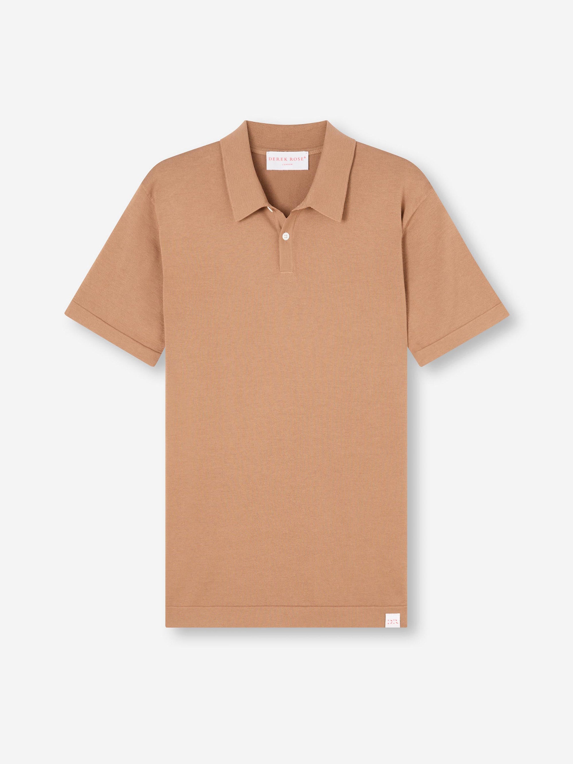 Men's Polo Shirts Jacob Sea Island Cotton Camel