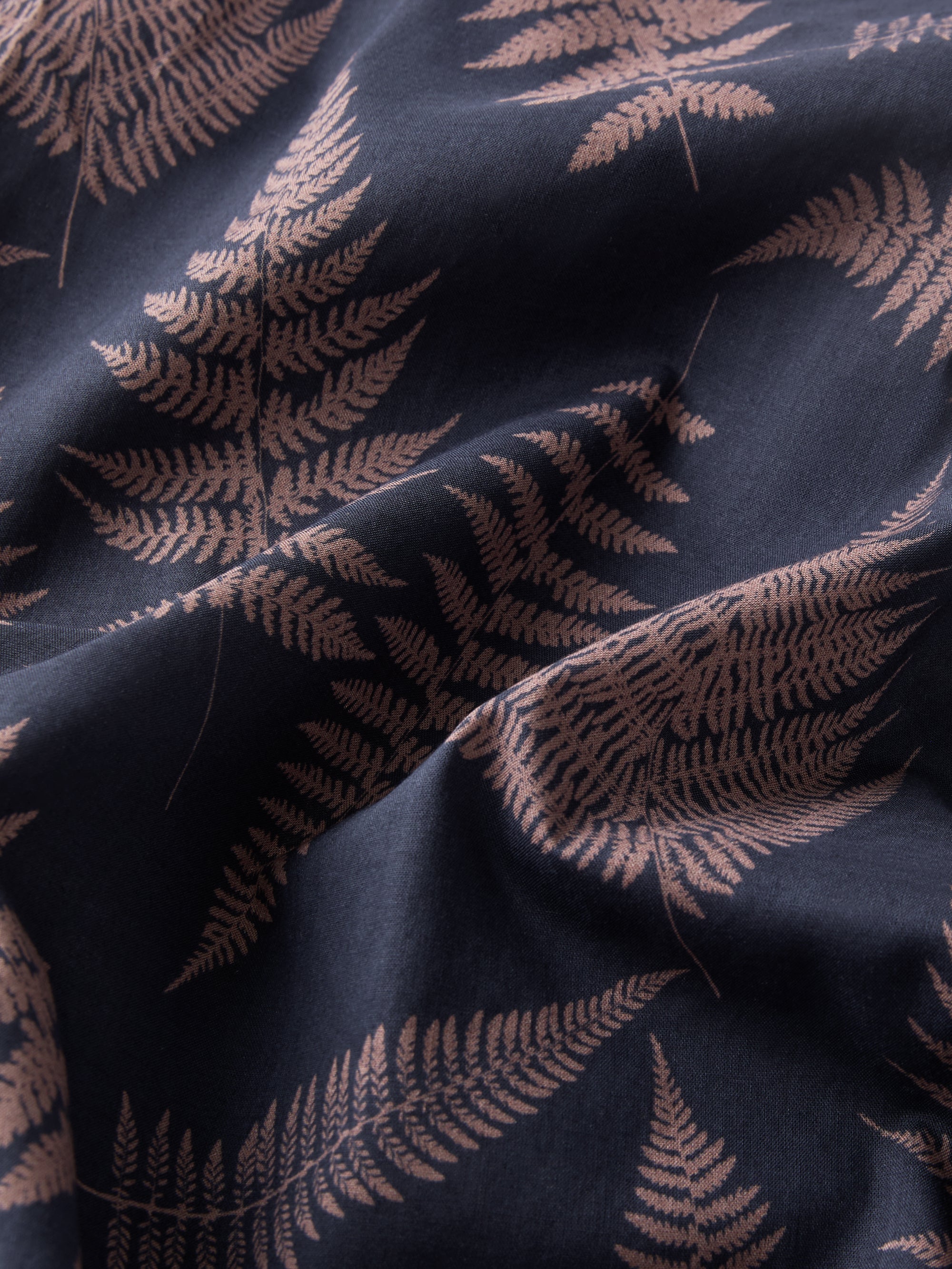 Ledbury Cotton Batiste Classic Fit Boxers Navy & Pink Fern