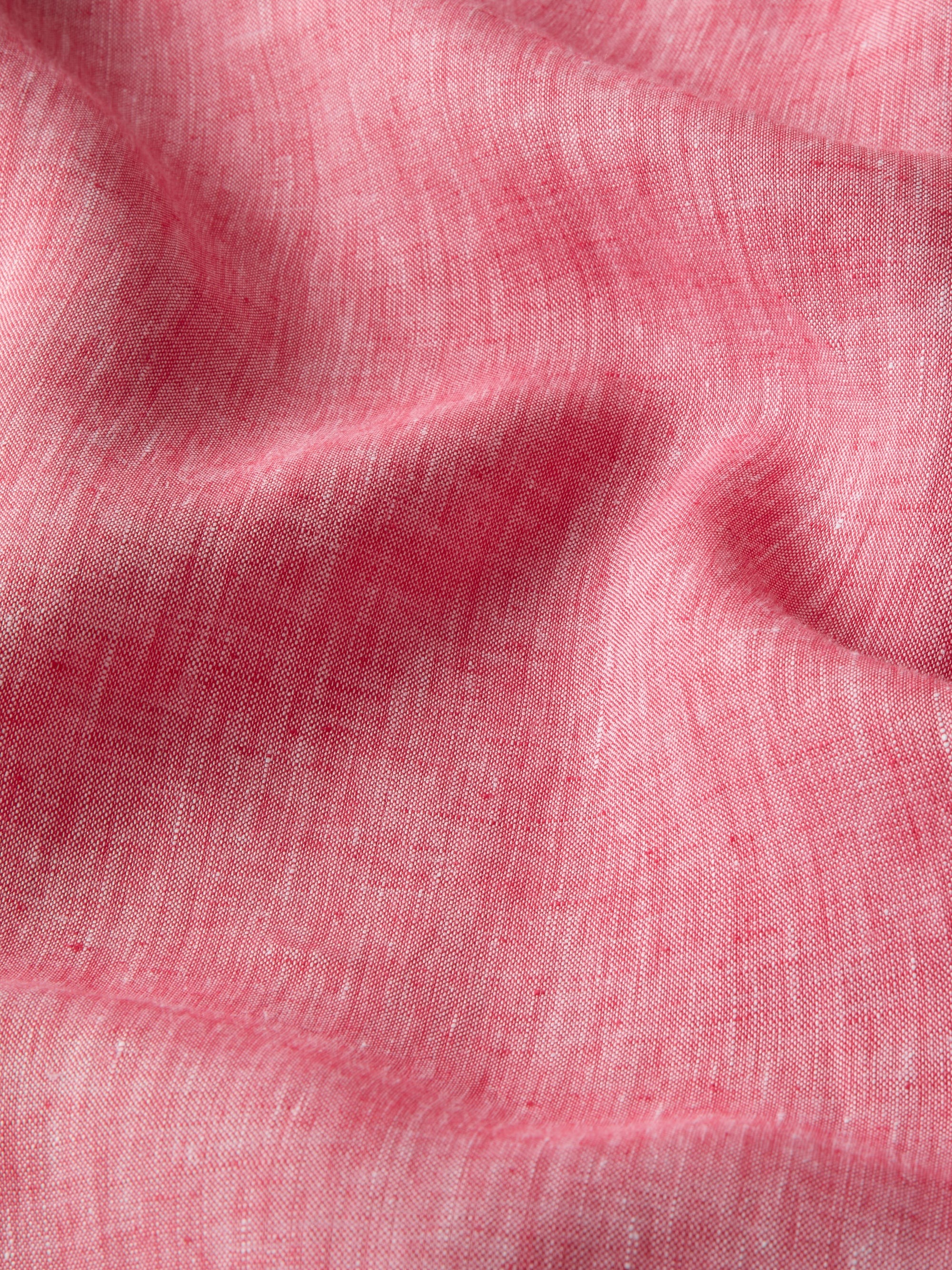 Monaco Linen Shirt Red