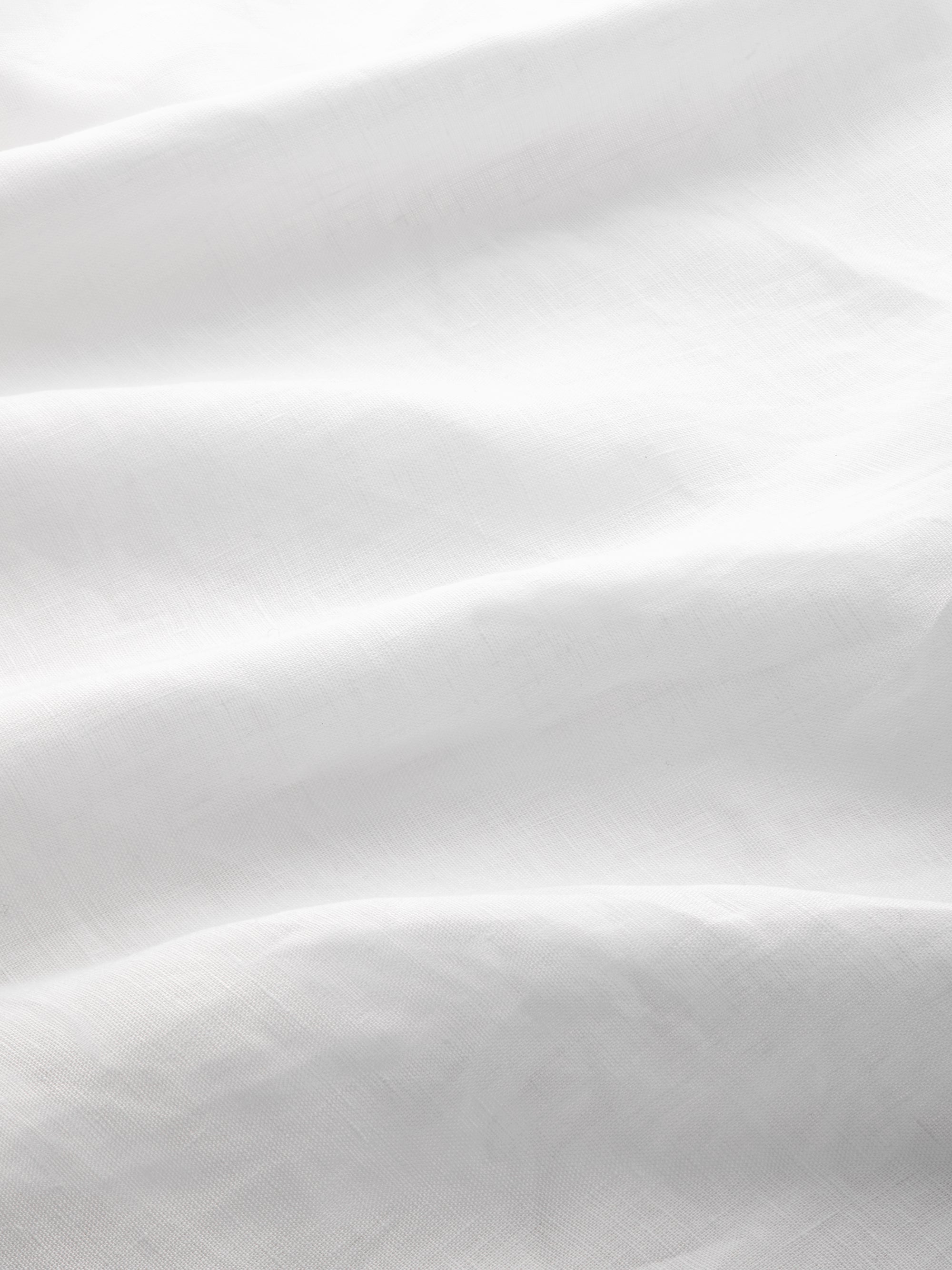 Monaco Linen Pullover Shirt White