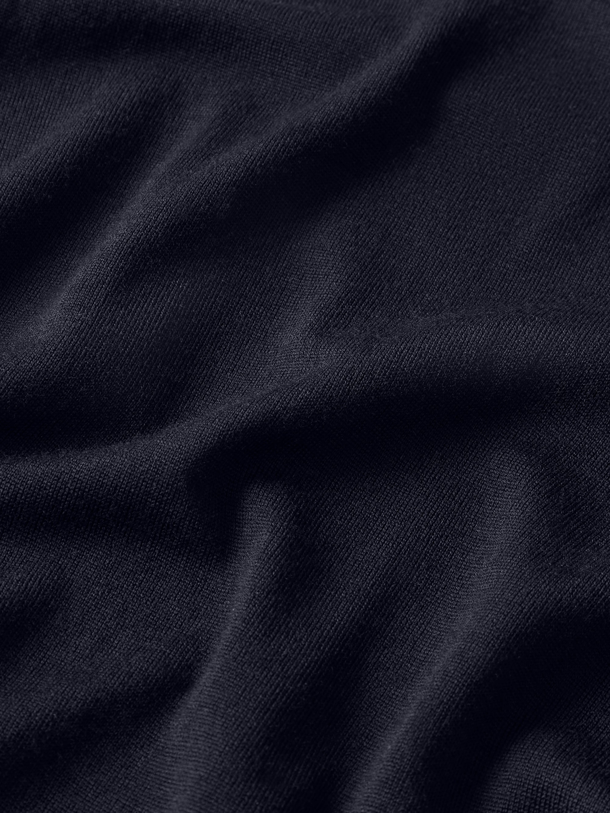Orson Superfine Merino Wool Hoodie Navy Blue