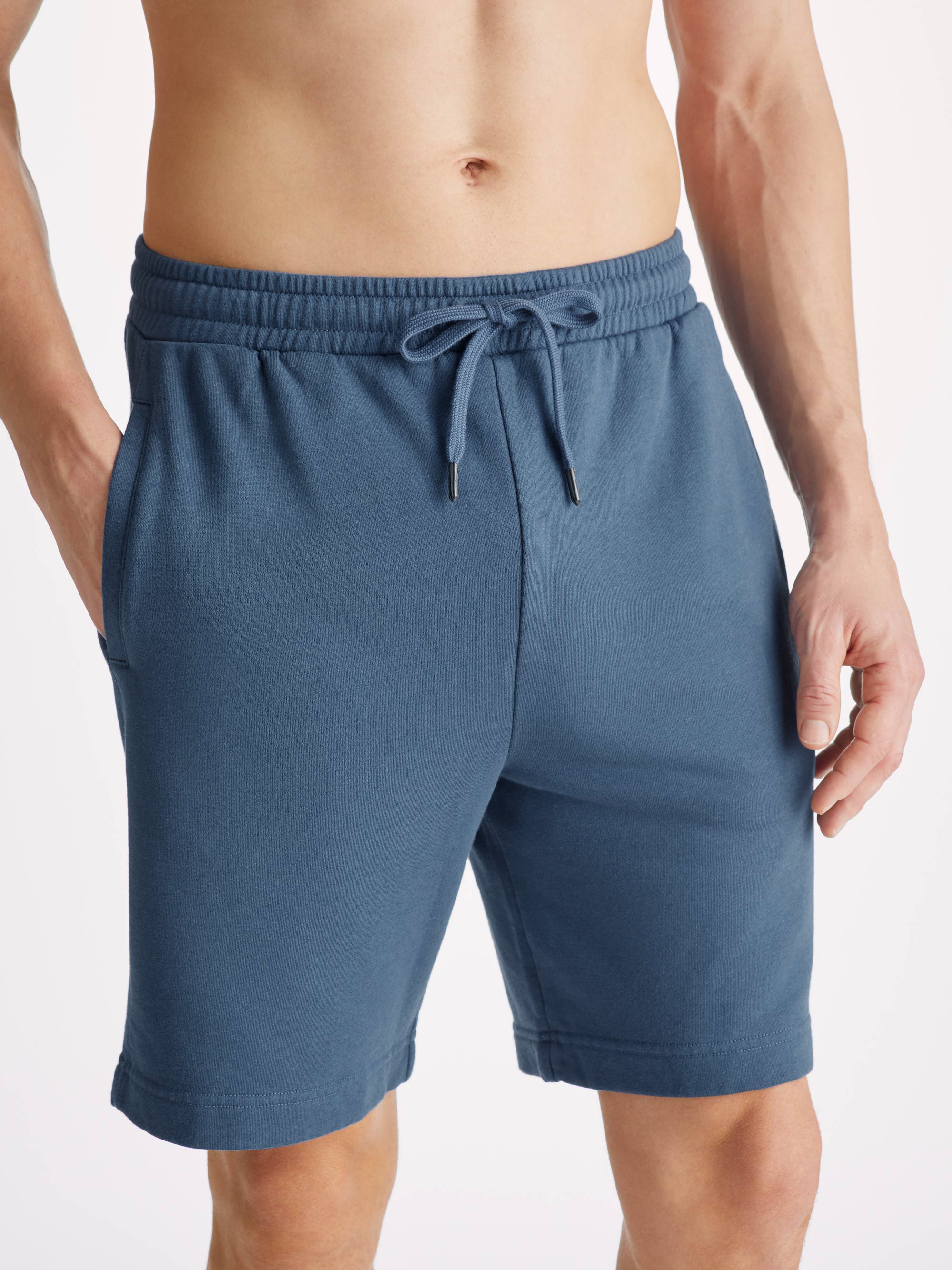Men\'s Sweat Shorts Quinn Cotton Modal Denim