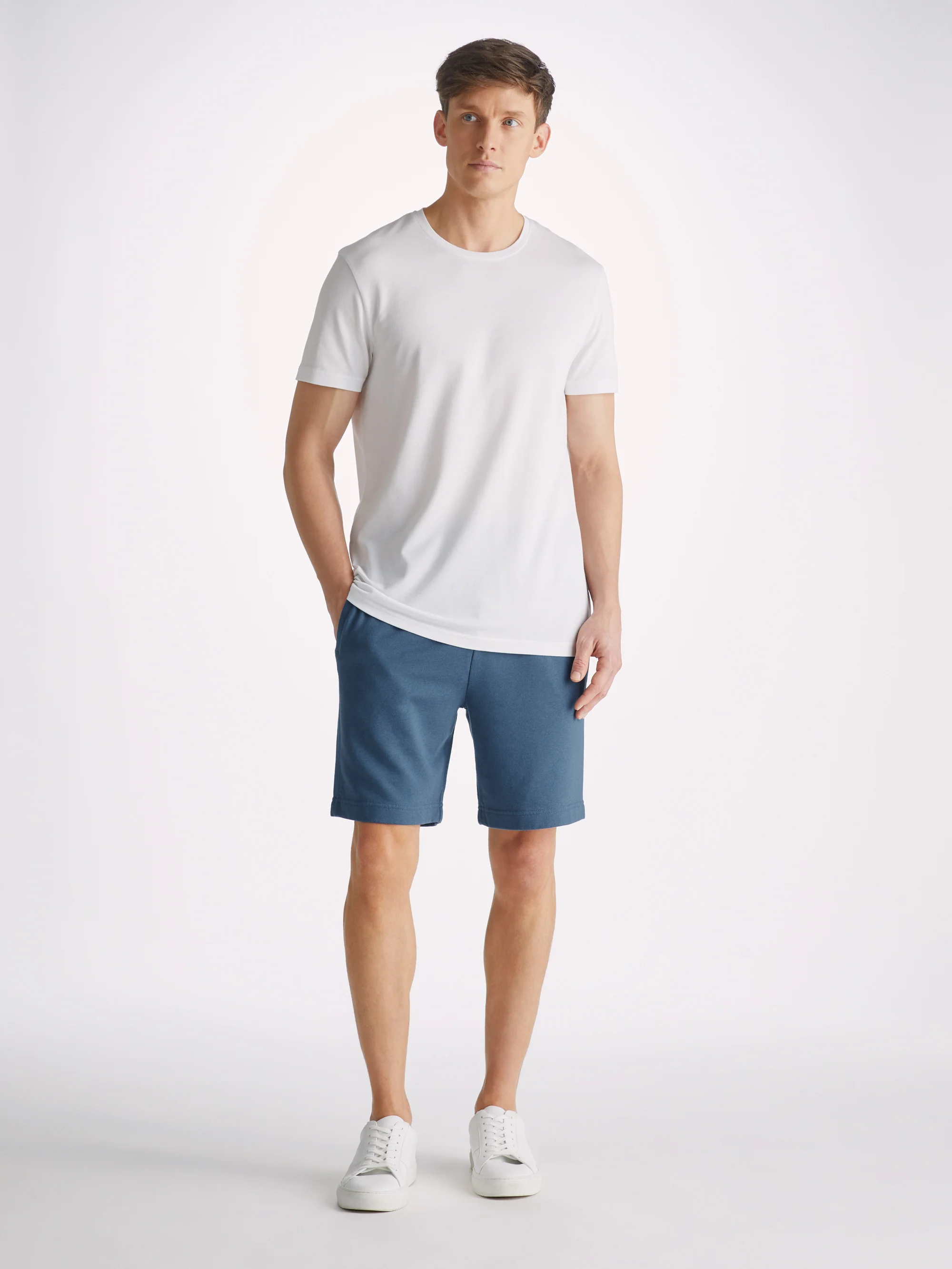 Men's Sweat Shorts Quinn Cotton Modal Denim