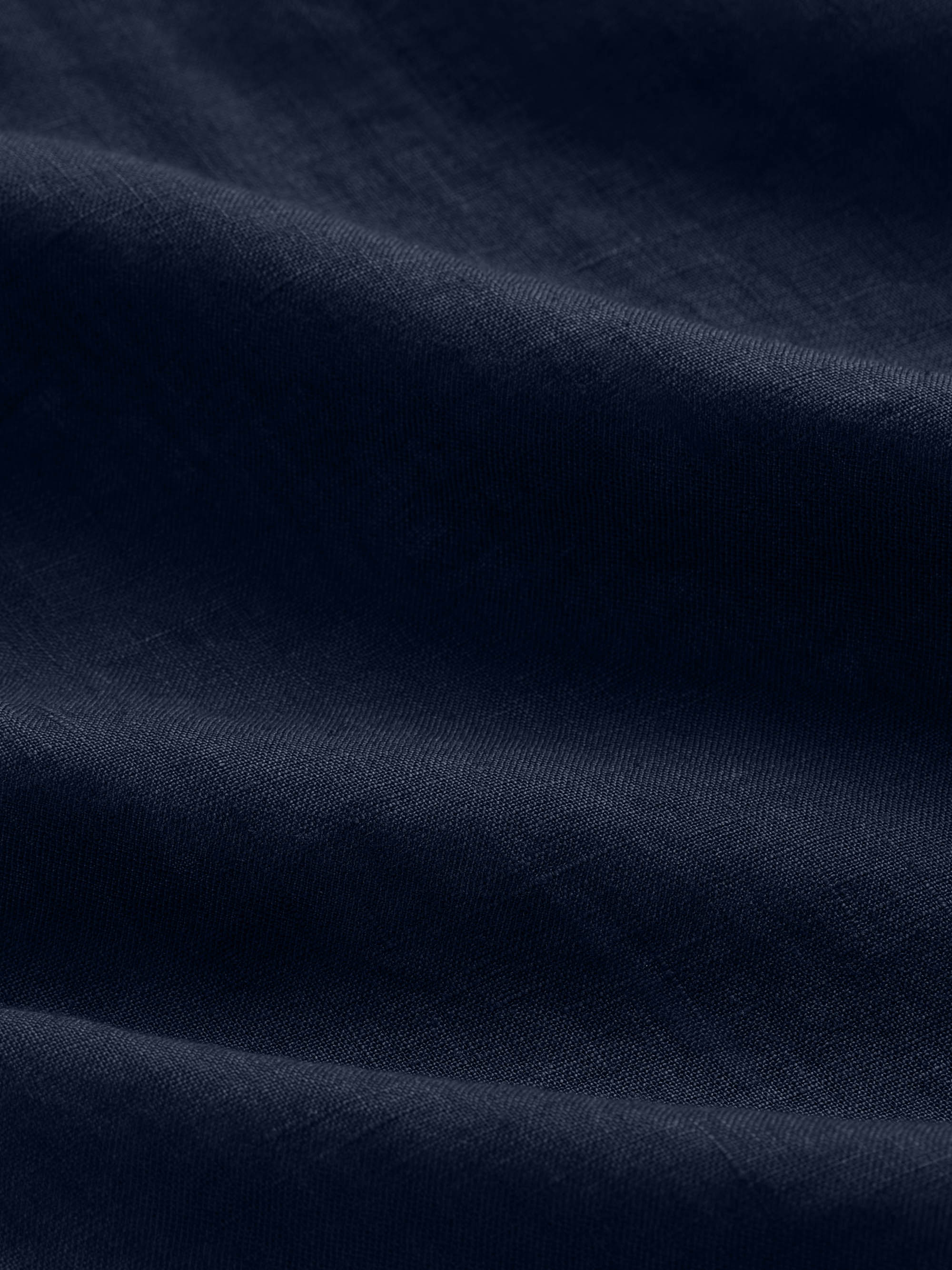 Women's Wide Leg Trousers Sicily Linen Navy Blue