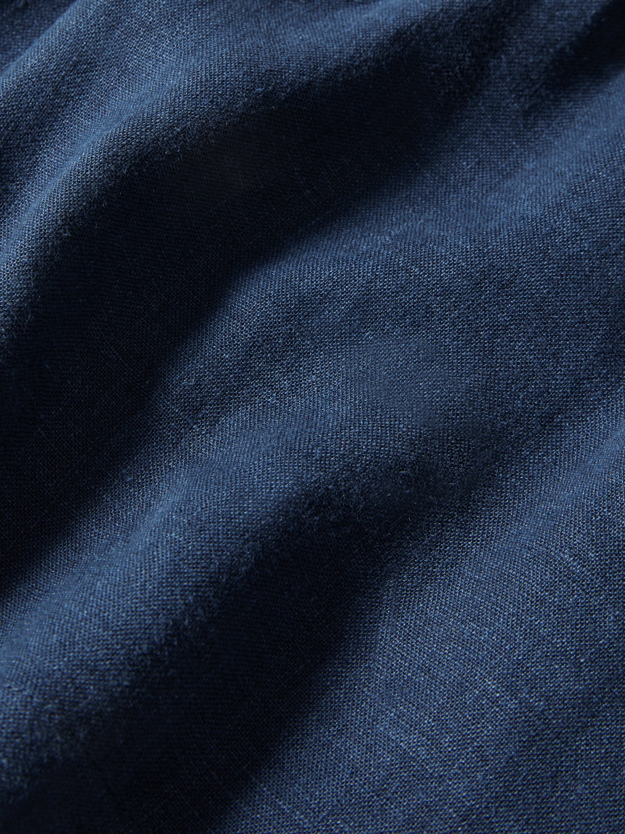 Vienna Linen Shorts Navy Blue