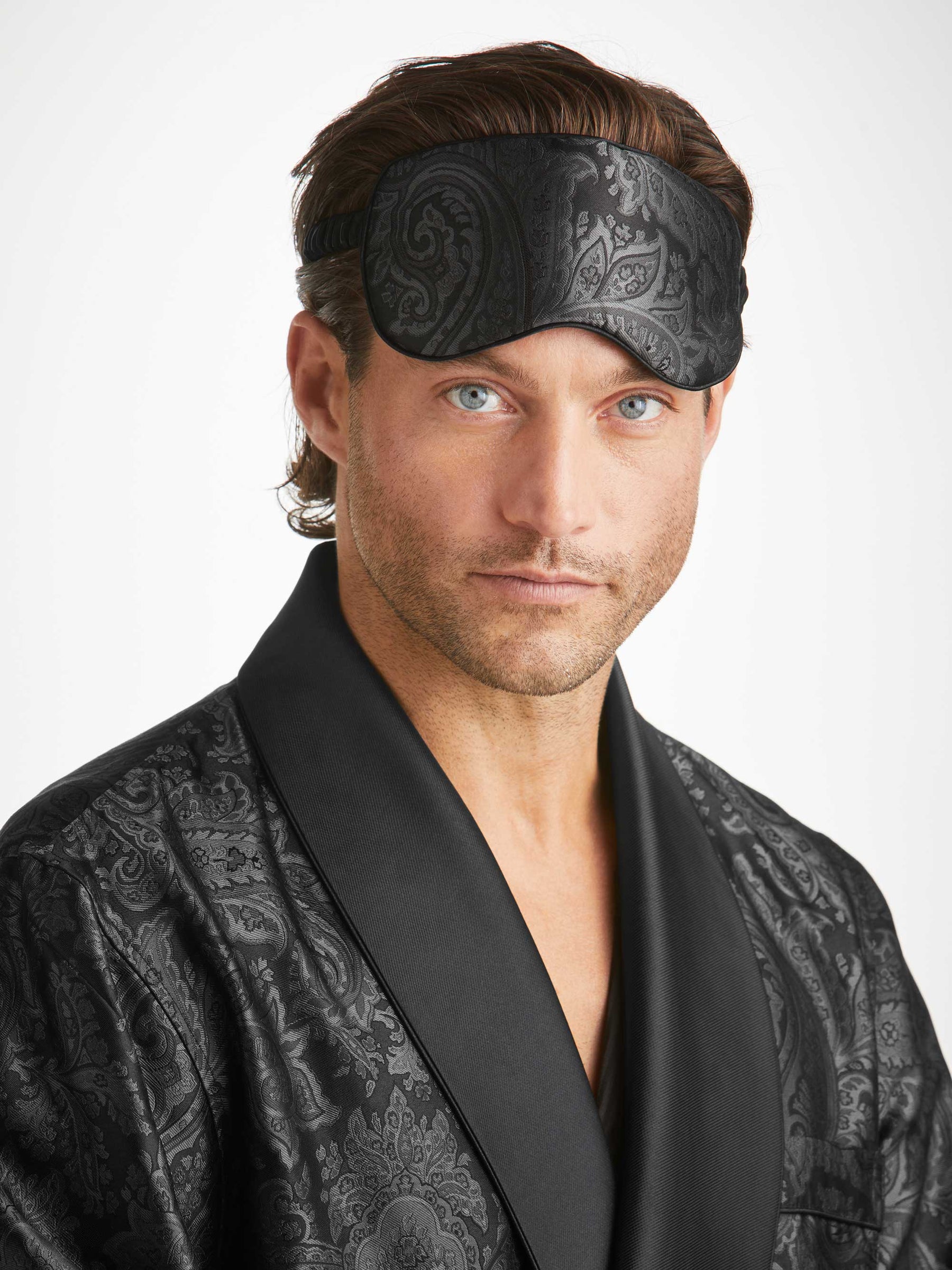 Eye Mask Verona 67 Silk Satin Black