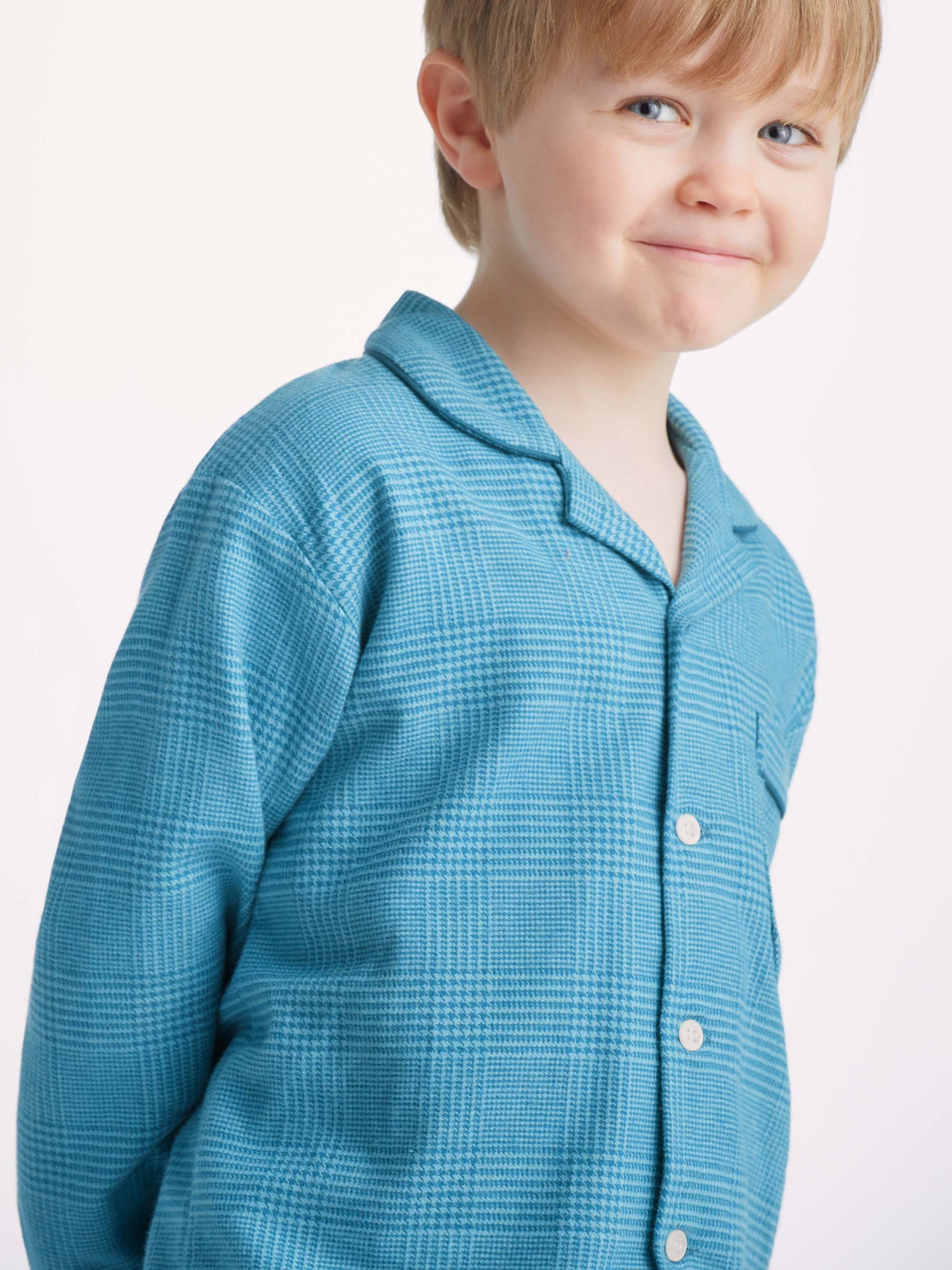 Kids' Pyjamas Kelburn 34 Brushed Cotton Blue
