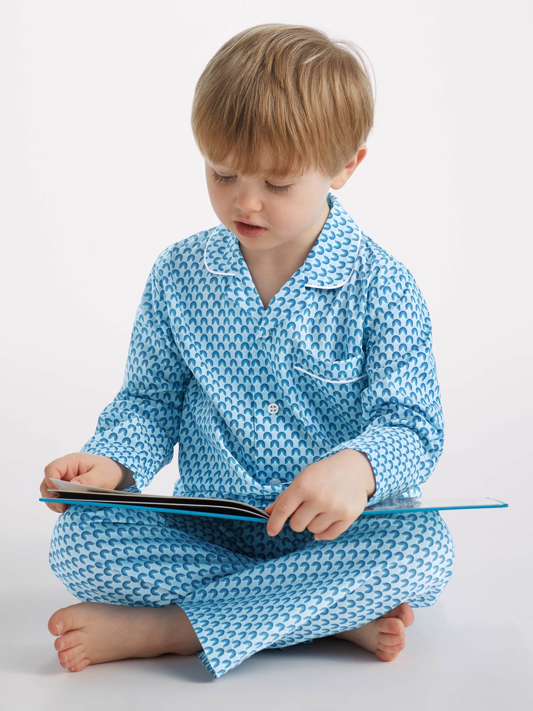 Kids' Pyjamas Ledbury 65 Cotton Batiste Blue