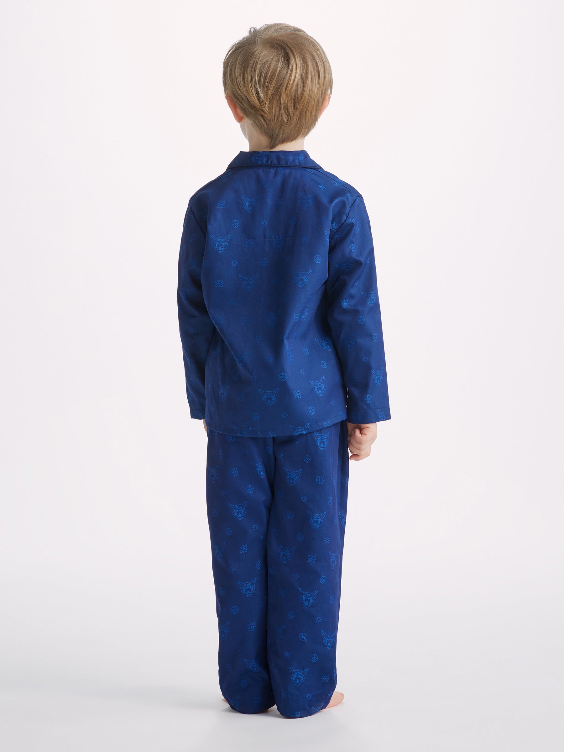 Kids' Pyjamas Paris 24 Cotton Jacquard Navy