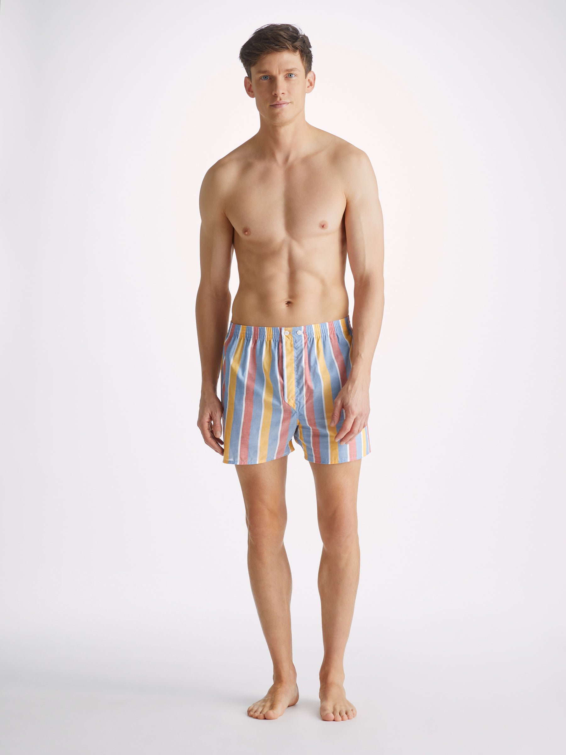 Men's Classic Fit Boxers Amalfi 19 Cotton Batiste Multi