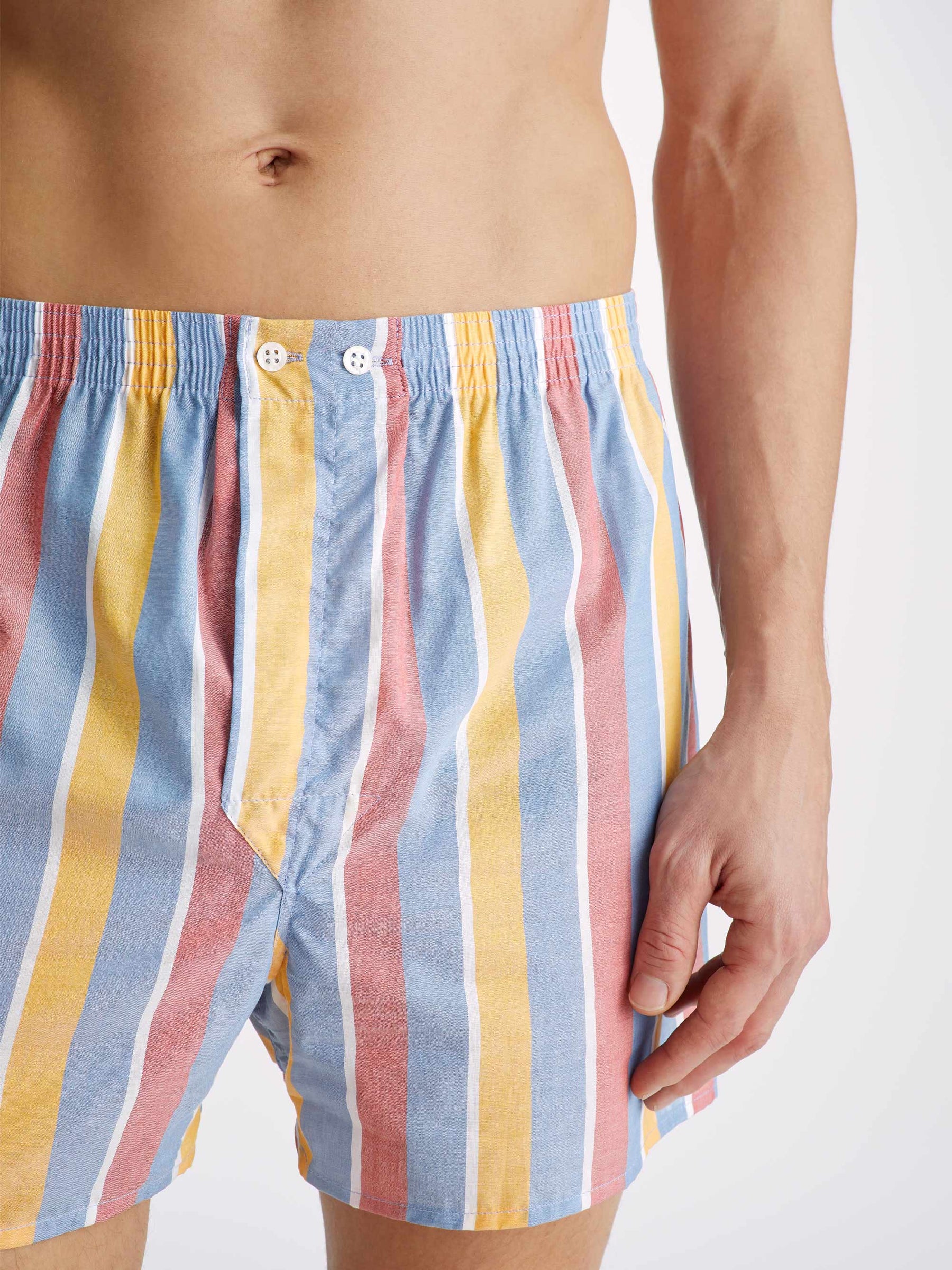 Men's Classic Fit Boxers Amalfi 19 Cotton Batiste Multi